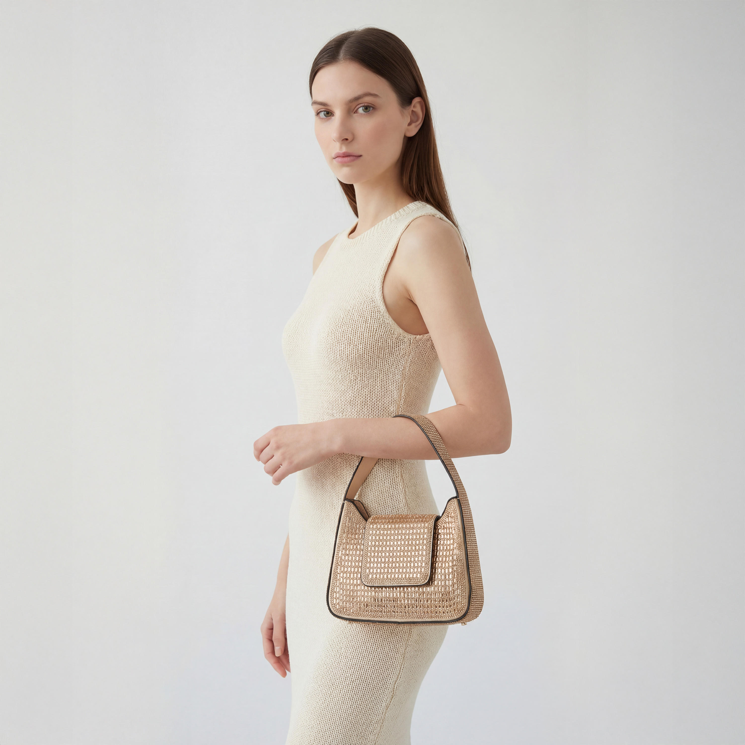 Celeste Embellished Crossbody Bag with Chain Strap-women-bagsandwallets-handbags-image-2