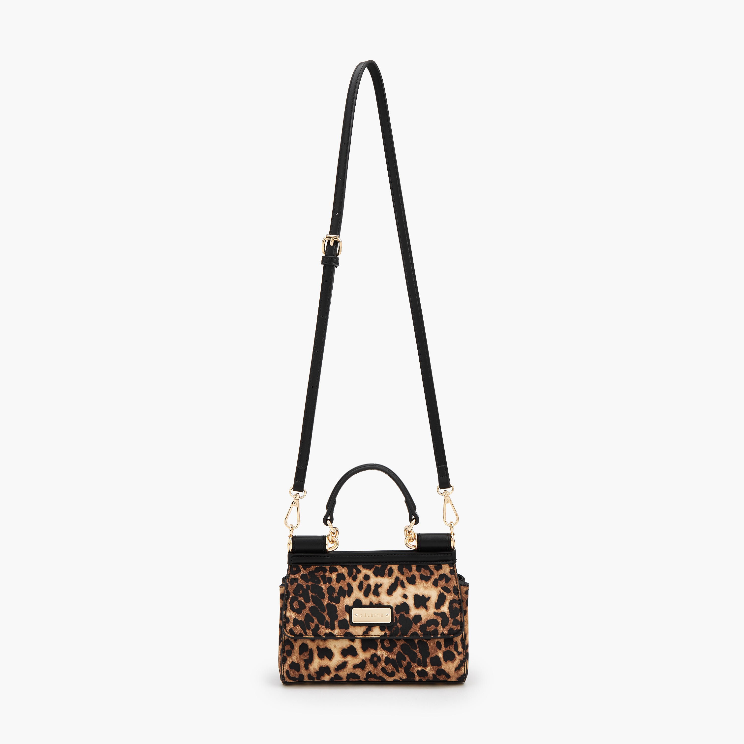 Celeste Animal Print Satchel Bag with Detachable Strap-women-bagsandwallets-handbags-image-2