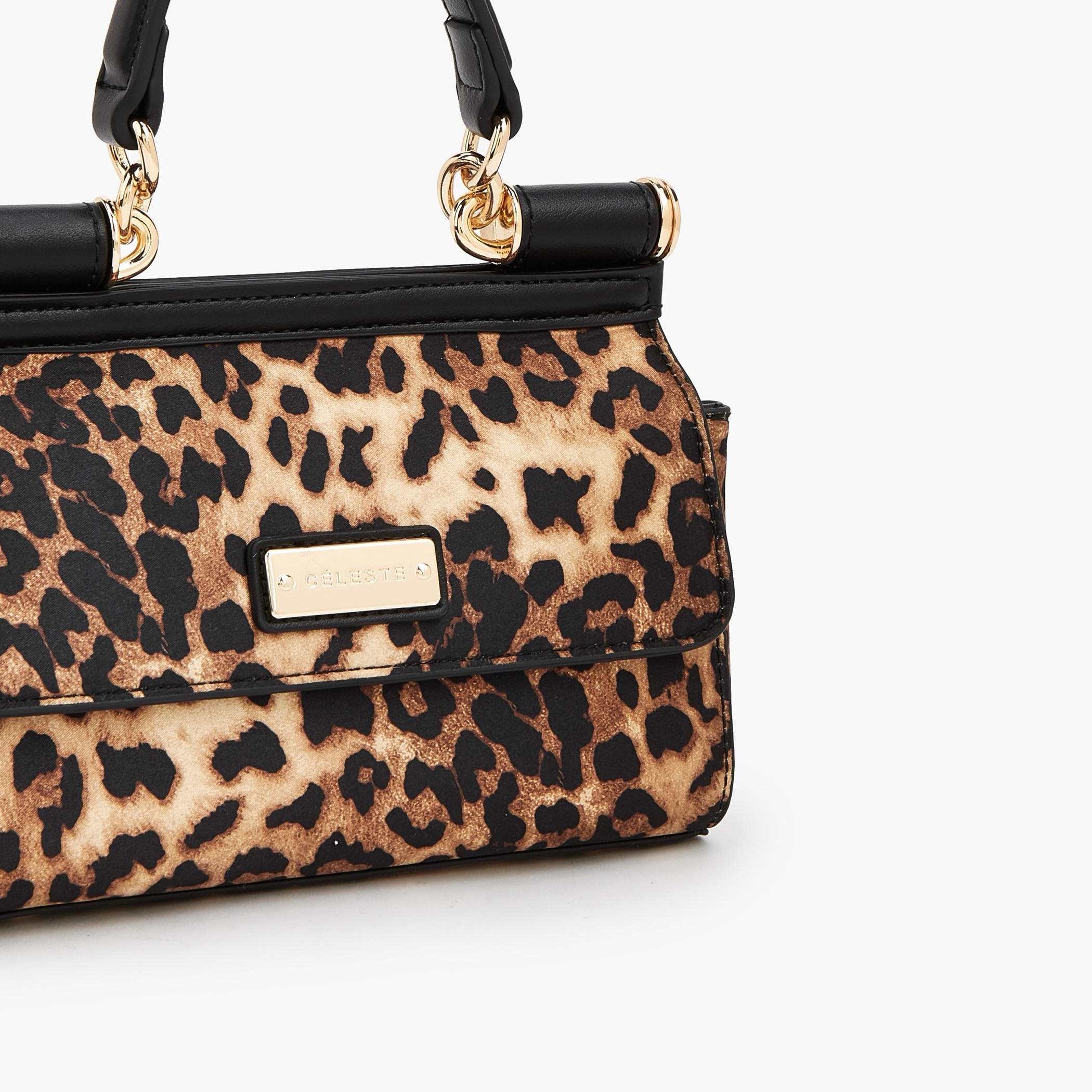 Celeste Animal Print Satchel Bag with Detachable Strap-women-bagsandwallets-handbags-image-4
