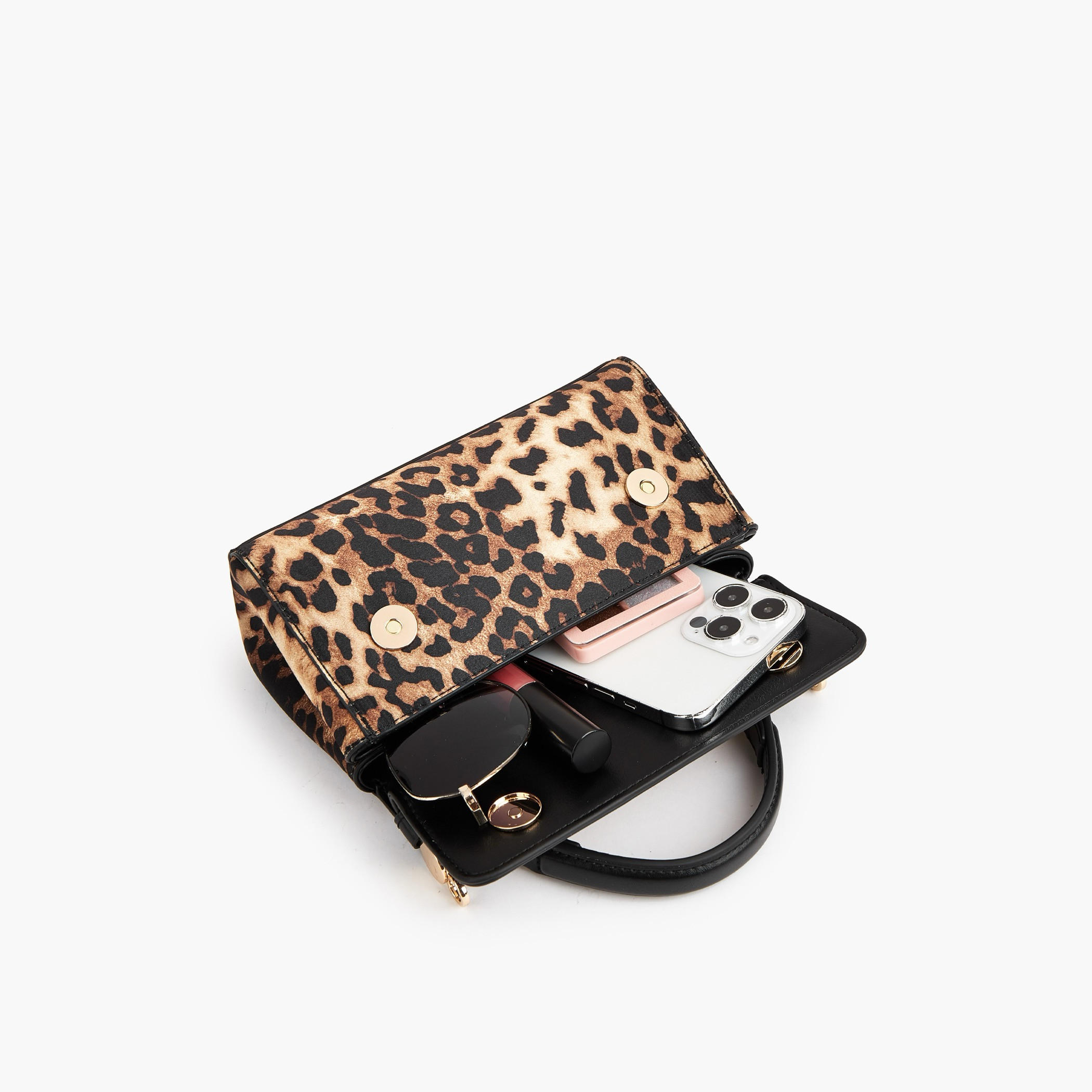 Celeste Animal Print Satchel Bag with Detachable Strap-women-bagsandwallets-handbags-image-7