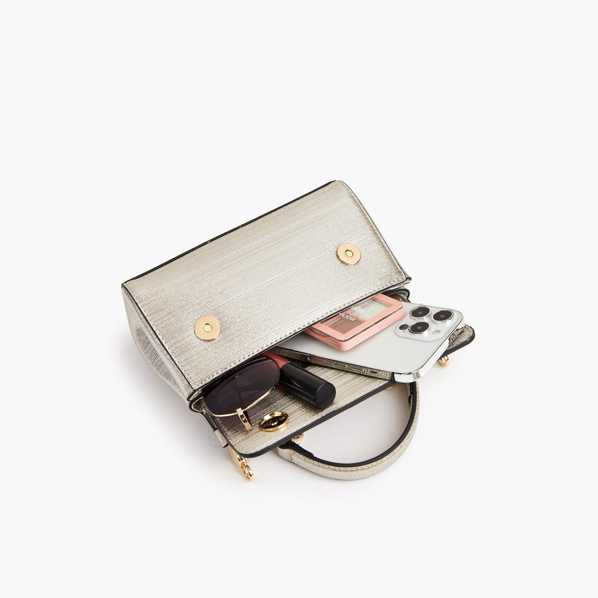 Celeste Metallic Satchel Bag with Detachable Strap-women-bagsandwallets-handbags-image-7
