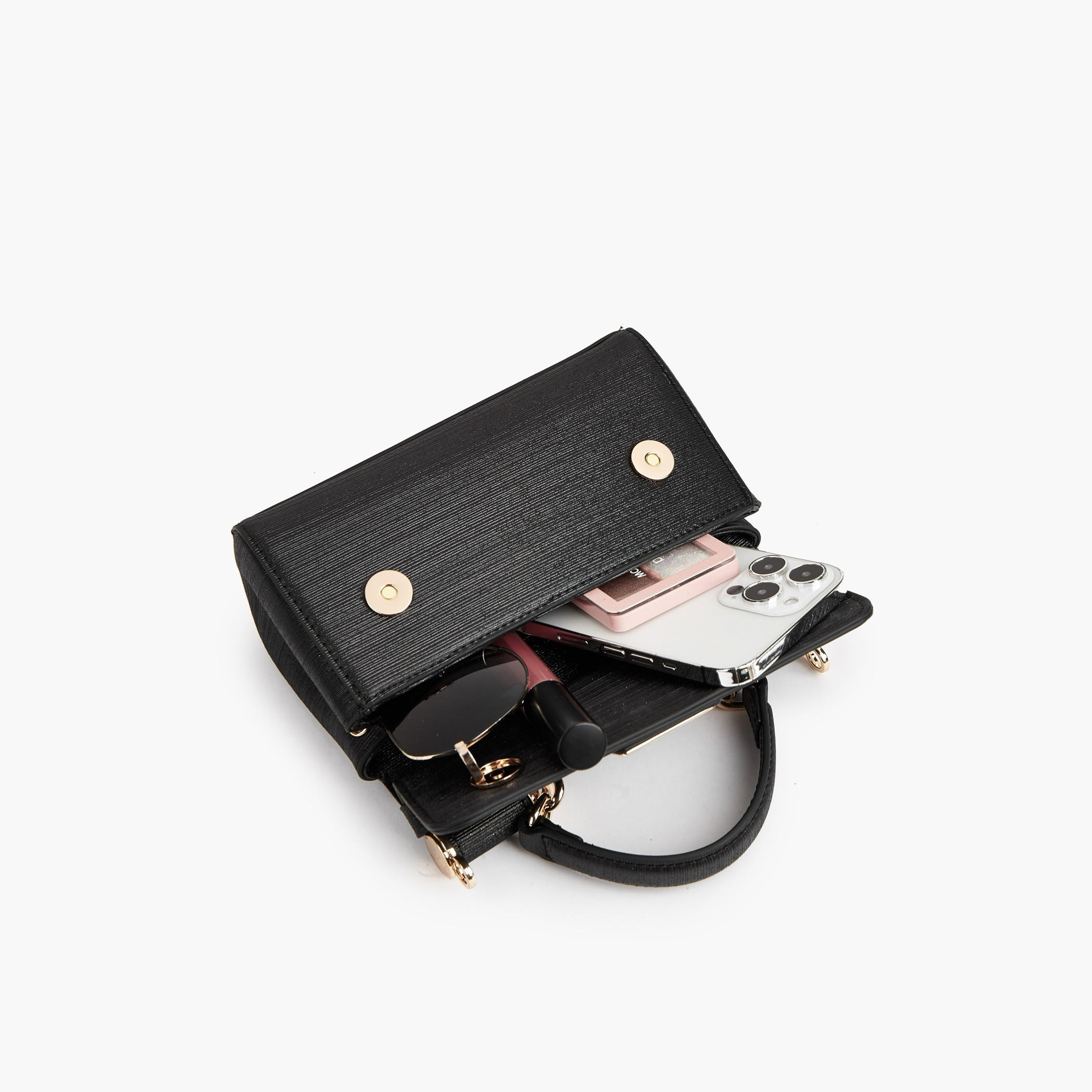 شنطة ساتشيل ميتالك بحزام قابل للفصل من سيليست-women-bagsandwallets-handbags-image-7
