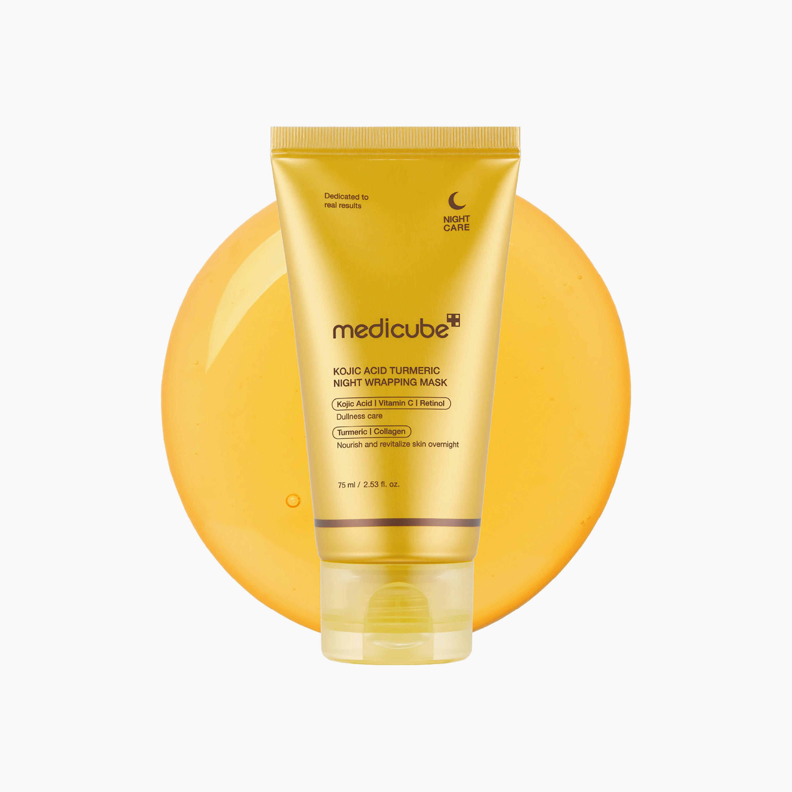 قناع ميديكوب الليلي بالكركم وحمض الكوجيك 75 مل-beautyandpersonalcare-skin-masks-sleepingmask-image-1