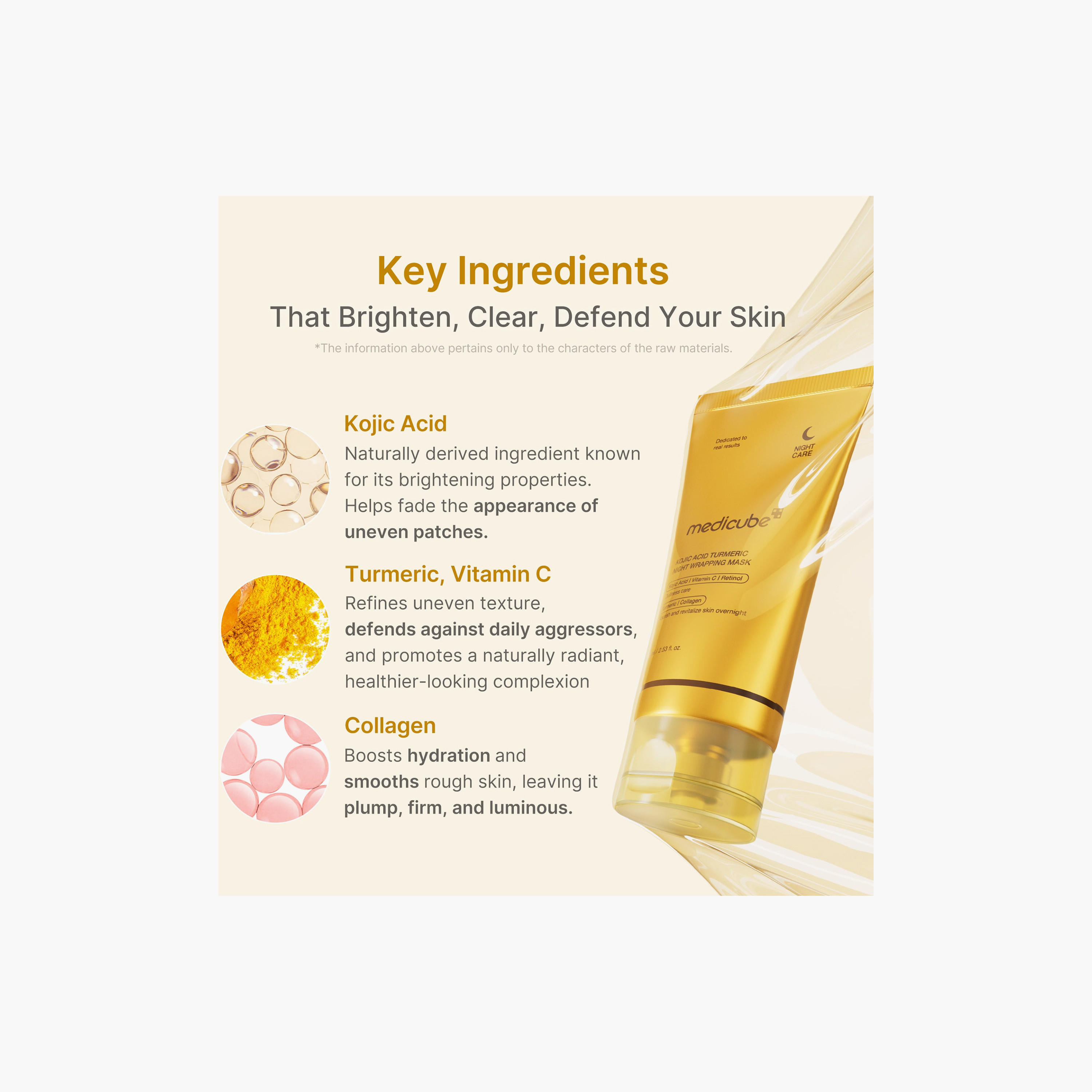 قناع ميديكوب الليلي بالكركم وحمض الكوجيك 75 مل-beautyandpersonalcare-skin-masks-sleepingmask-image-5