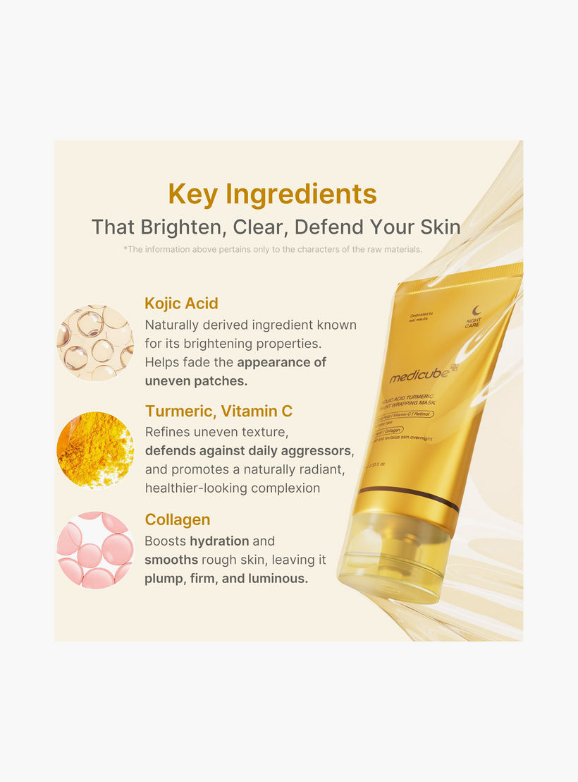 قناع ميديكوب الليلي بالكركم وحمض الكوجيك 75 مل-beautyandpersonalcare-skin-masks-sleepingmask-image-5