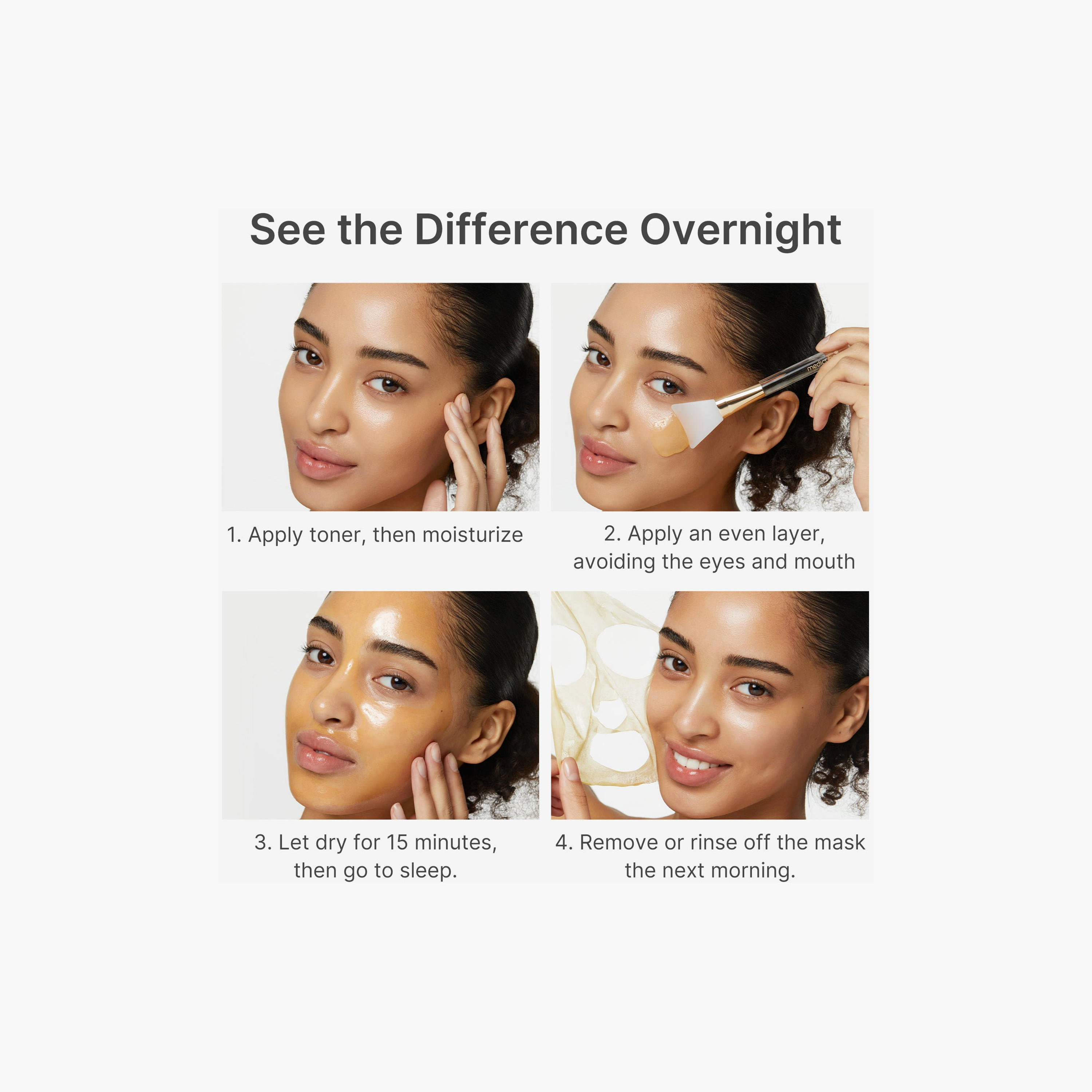قناع ميديكوب الليلي بالكركم وحمض الكوجيك 75 مل-beautyandpersonalcare-skin-masks-sleepingmask-image-6