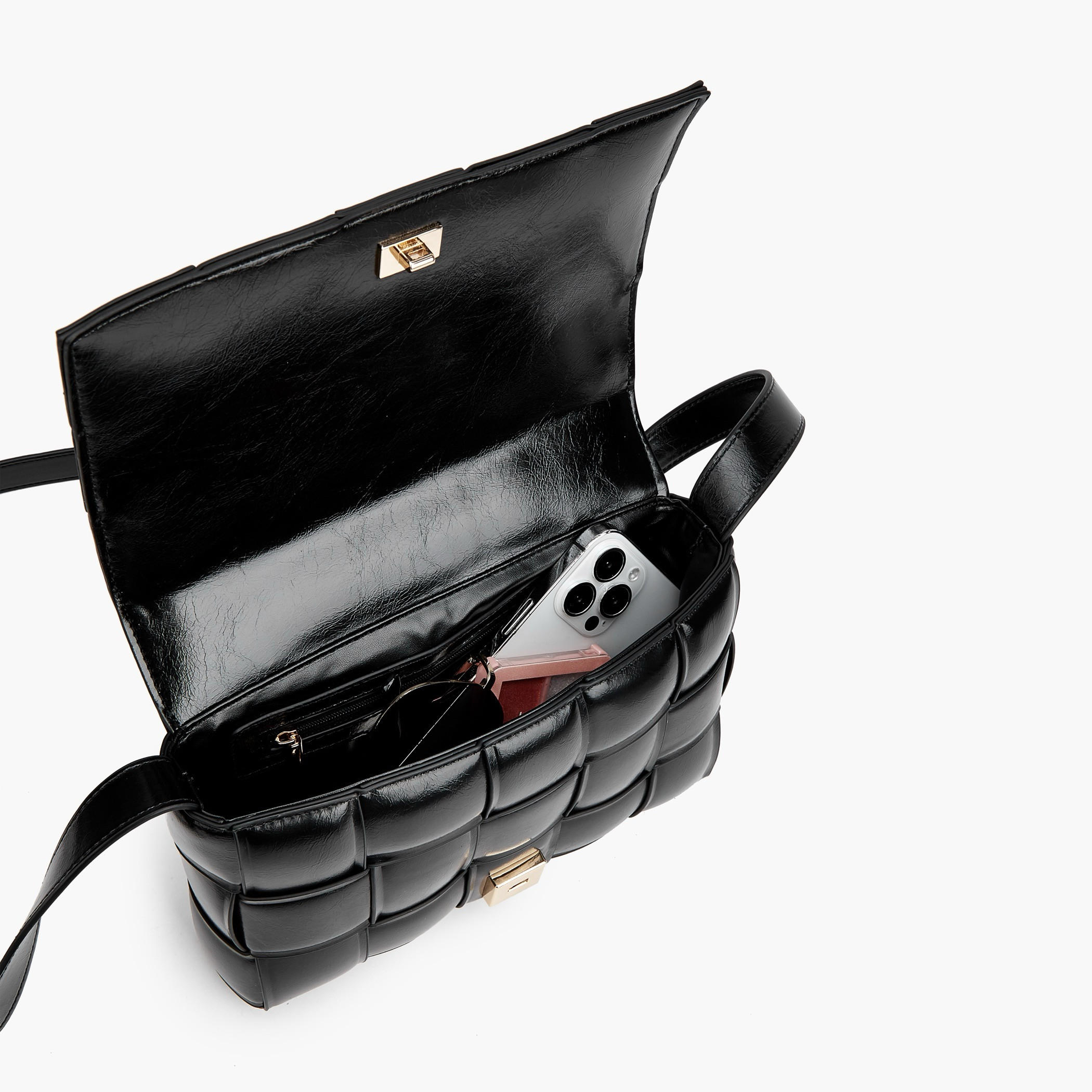 Celeste Quilted Crossbody Bag with Adjustable Strap-women-bagsandwallets-handbags-image-8