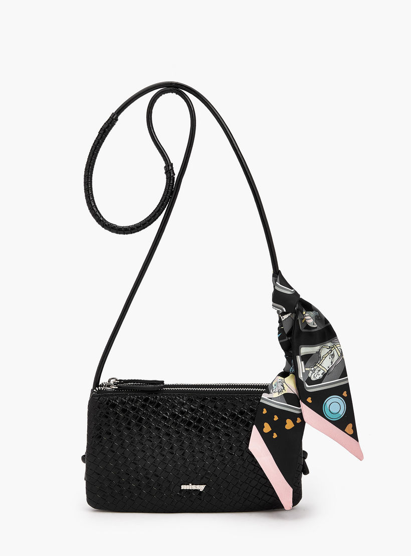 Missy Textured Crossbody Bag with Strap Handle-women-bagsandwallets-handbags-image-1