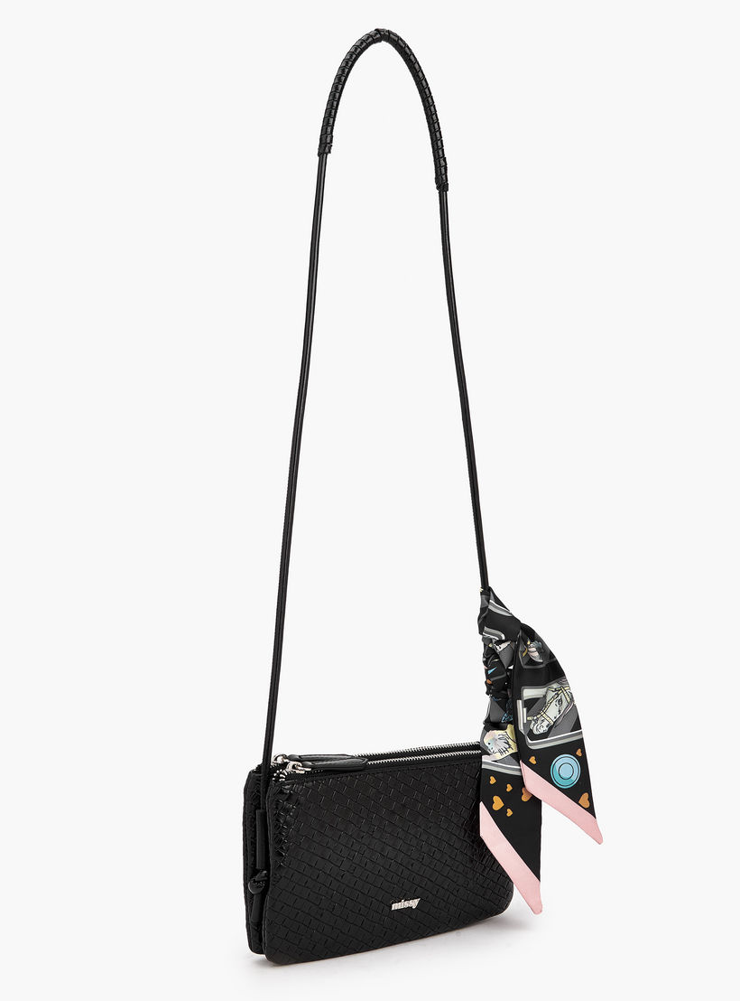 Missy Textured Crossbody Bag with Strap Handle-women-bagsandwallets-handbags-image-4