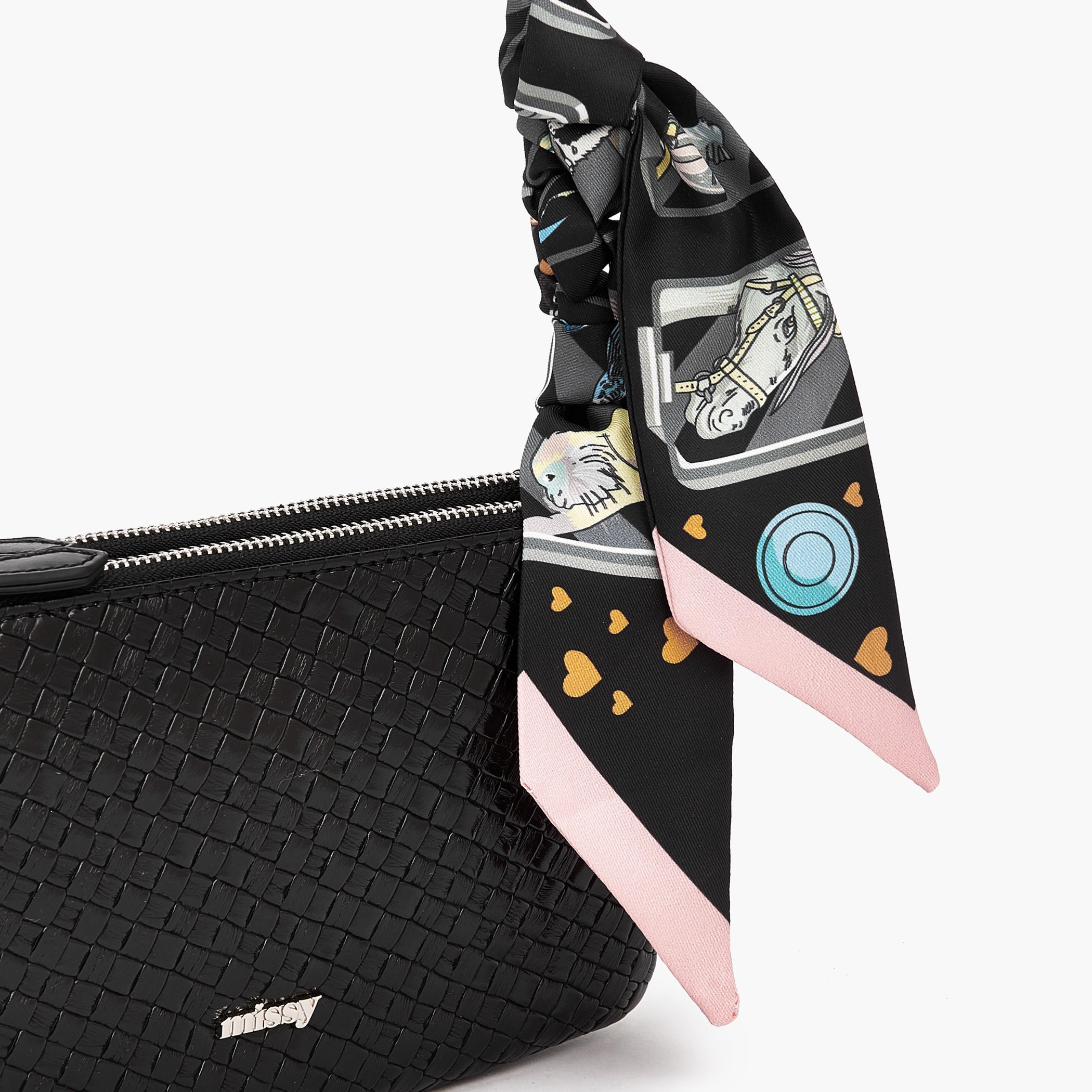 Missy Textured Crossbody Bag with Strap Handle-women-bagsandwallets-handbags-image-5