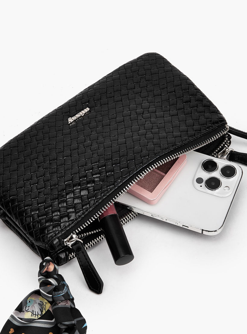 Missy Textured Crossbody Bag with Strap Handle-women-bagsandwallets-handbags-image-8