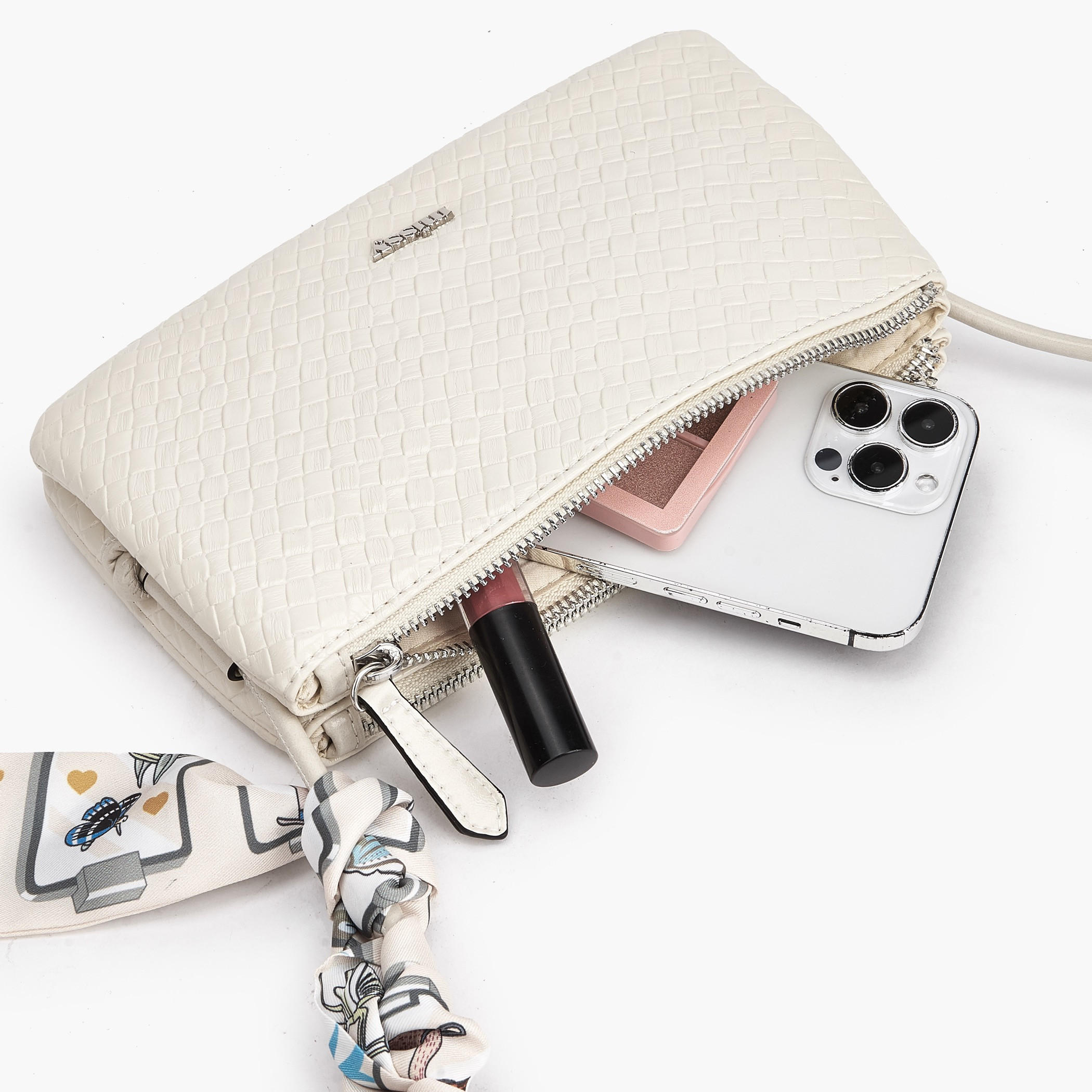 Missy Textured Crossbody Bag with Strap Handle-women-bagsandwallets-handbags-image-8