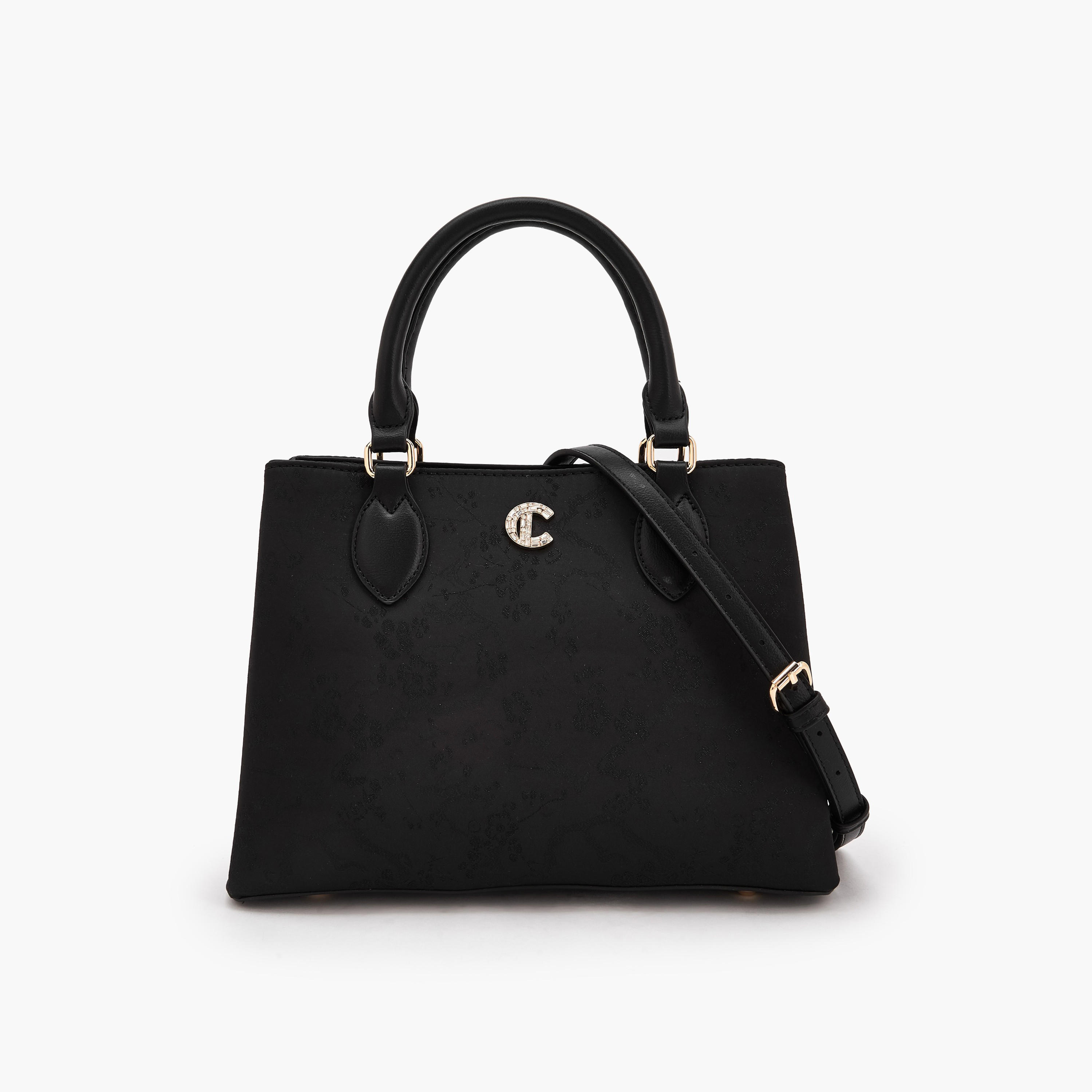 شنطة توتي بارزة الملمس بحزام قابل للفصل من لو كونفورت-women-bagsandwallets-handbags-image-1