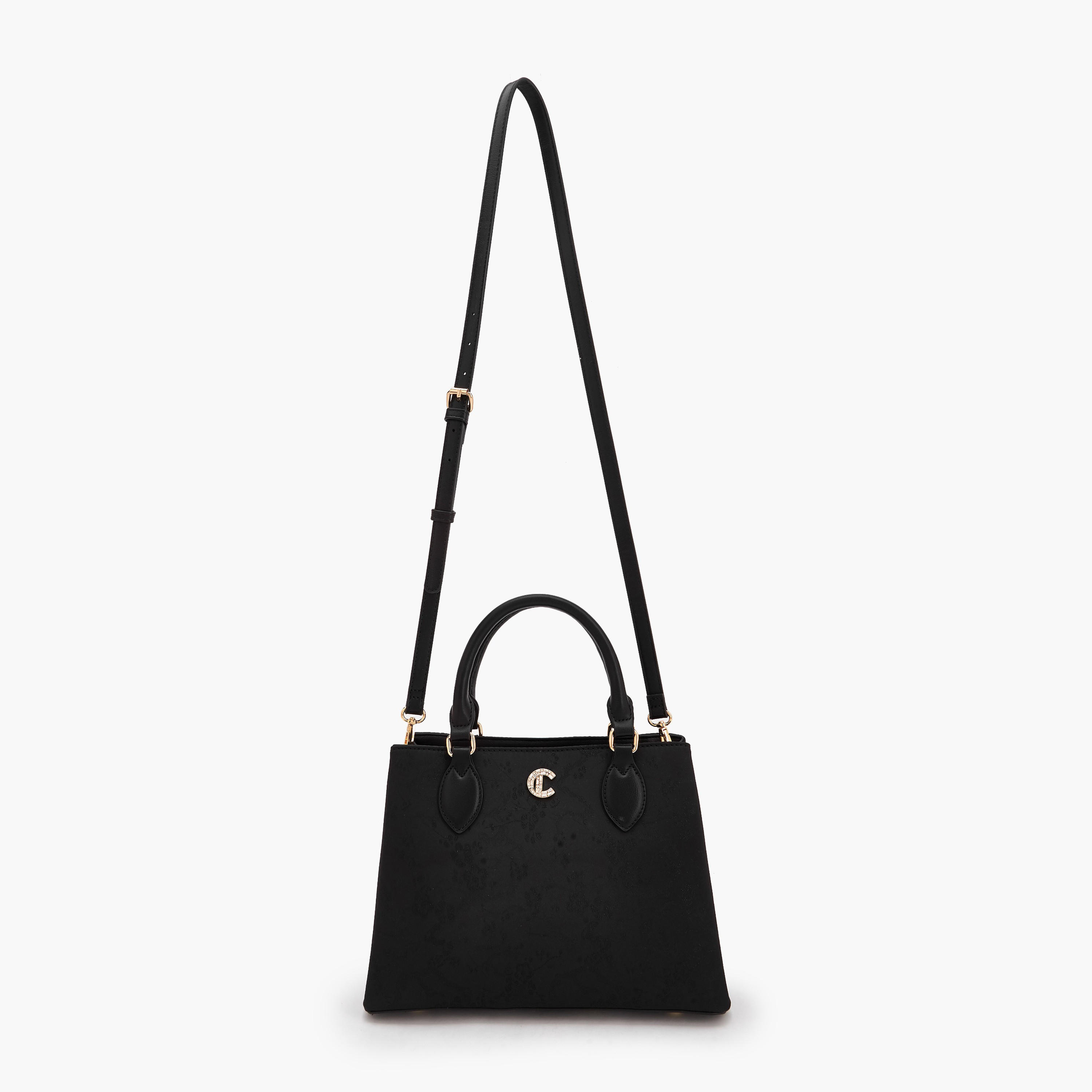 Le Confort Textured Tote Bag with Detachable Strap-women-bagsandwallets-handbags-image-3