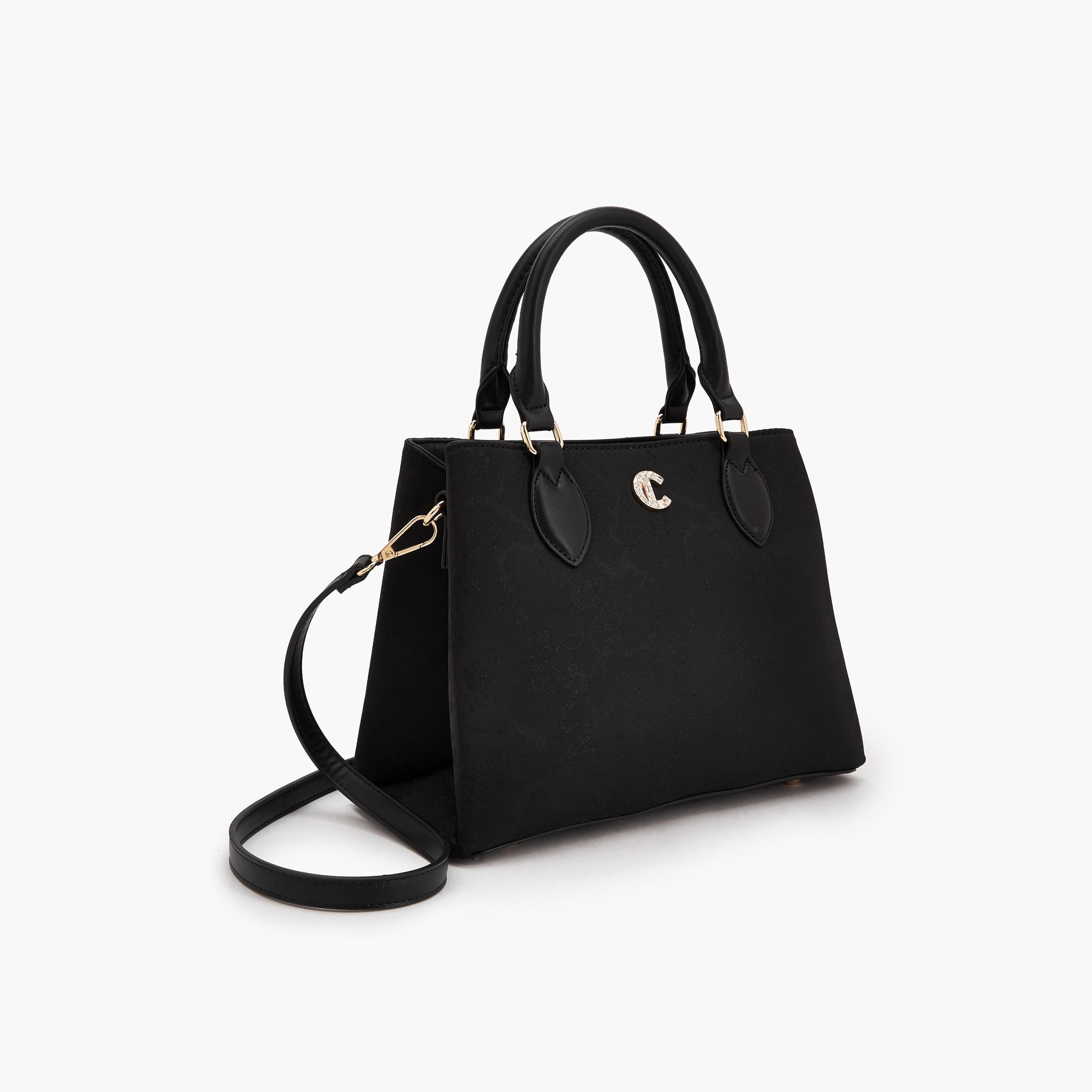 Le Confort Textured Tote Bag with Detachable Strap-women-bagsandwallets-handbags-image-4