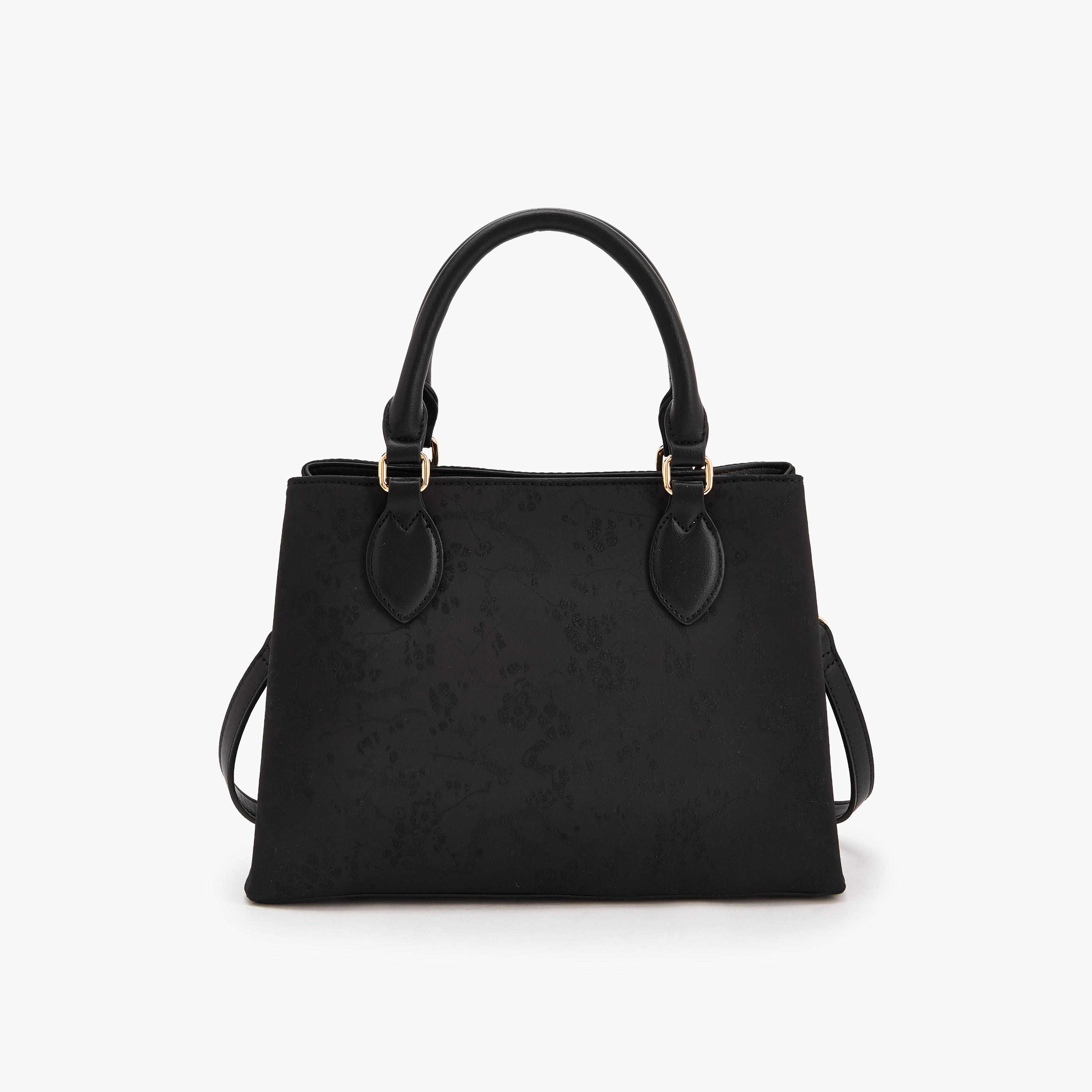 Le Confort Textured Tote Bag with Detachable Strap-women-bagsandwallets-handbags-image-6