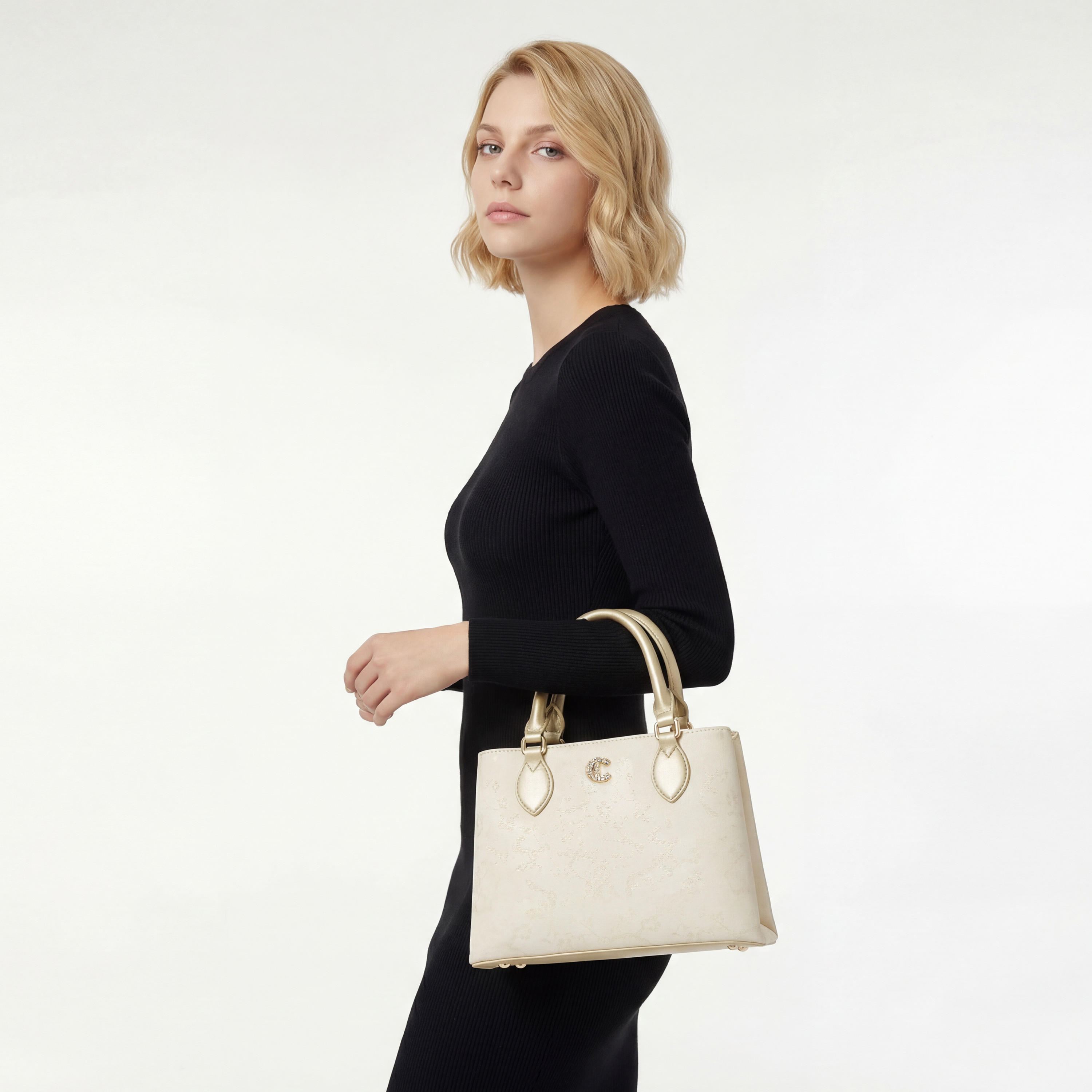 Le Confort Textured Tote Bag with Detachable Strap-women-bagsandwallets-handbags-image-2