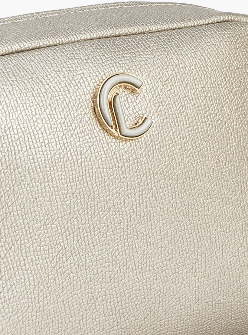 Le Confort Textured Crossbody Bag with Zip Closure-women-bagsandwallets-handbags-image-5