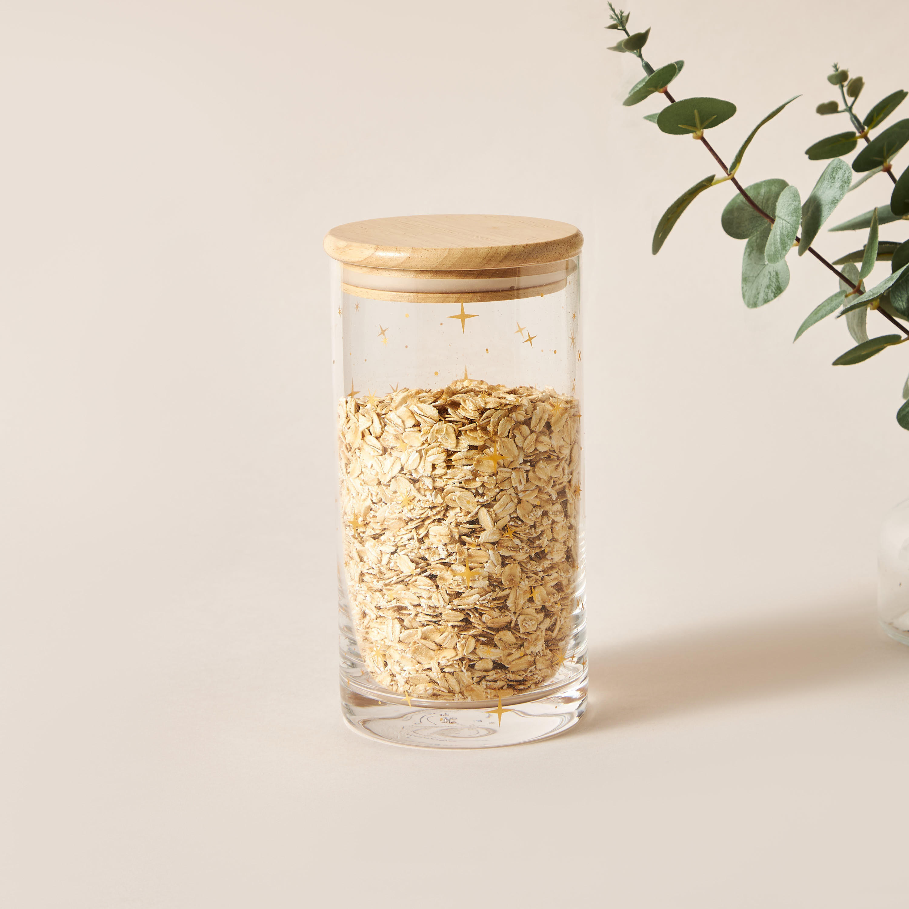 Crescent Glassware Printed Canister with Lid-household-kitchen-foodstorage-canistersandjars-image-2
