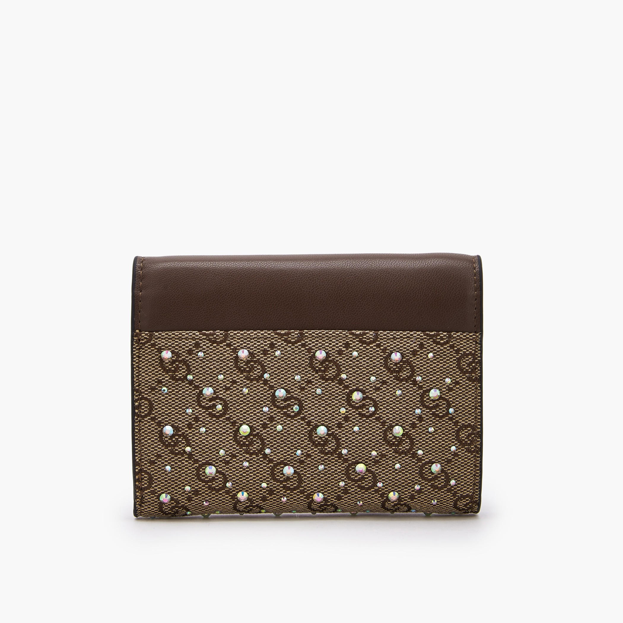 Celeste Embellished Tri-Fold Wallet with Press Button Closure-women-bagsandwallets-wallets-image-3