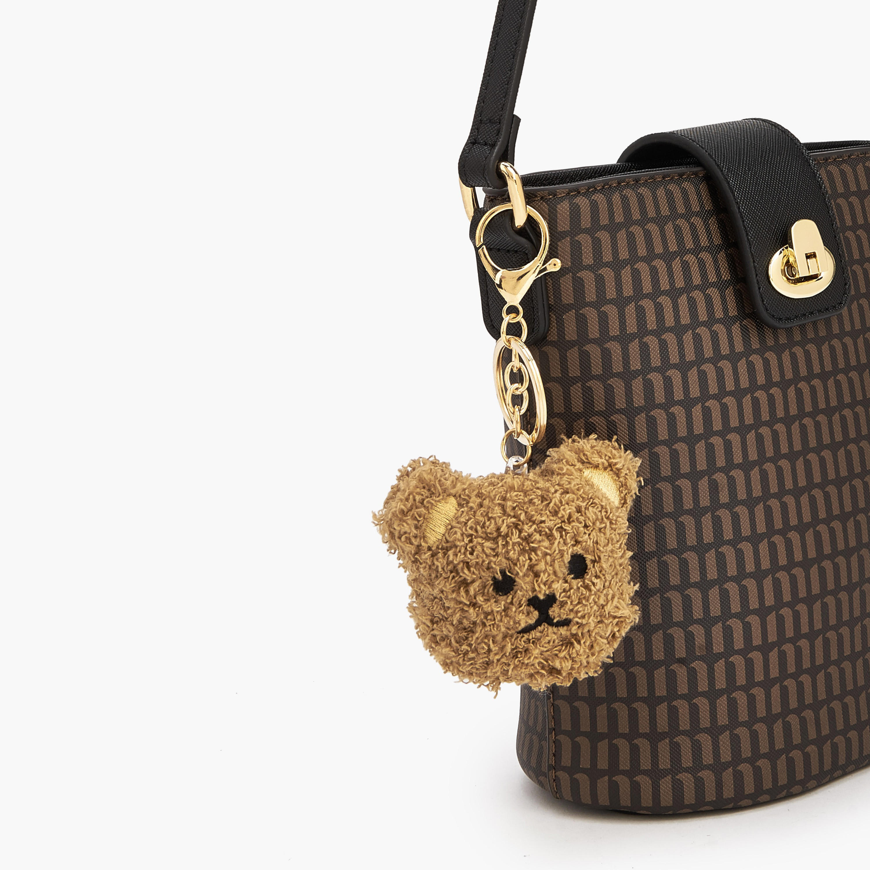 Missy Monogram Print Crossbody Bag with Flap Closure-women-bagsandwallets-handbags-image-4