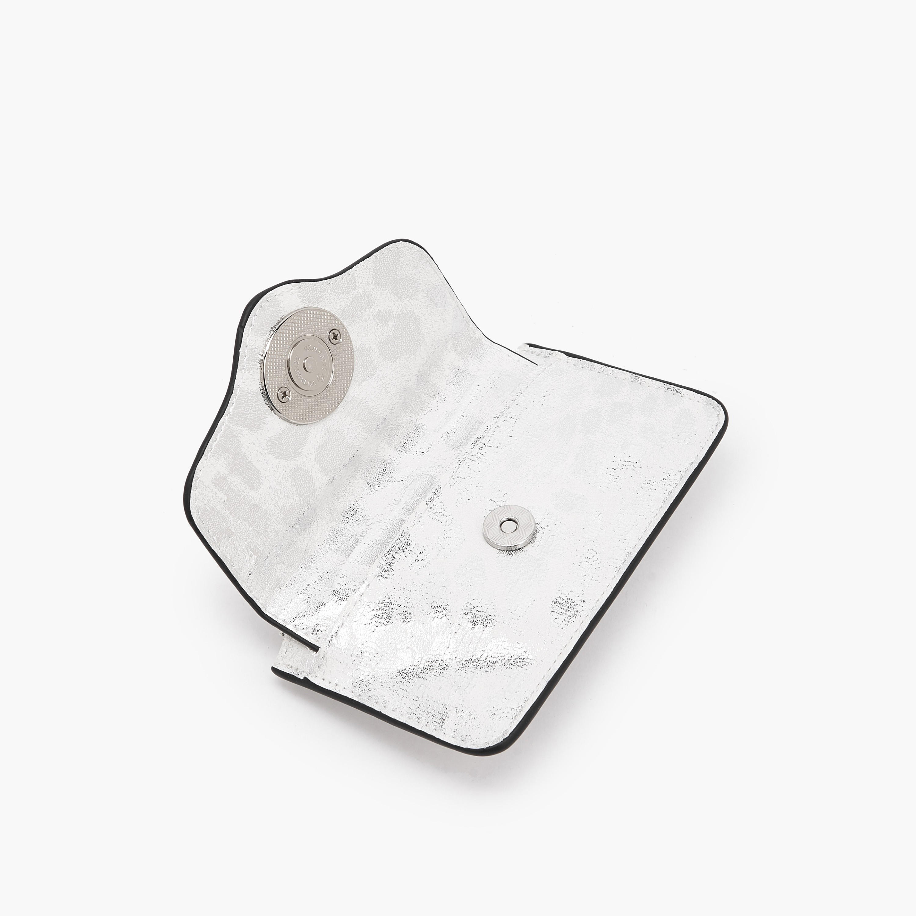 Celeste Metallic Print Card Holder with Zip Closure-women-bagsandwallets-wallets-image-6