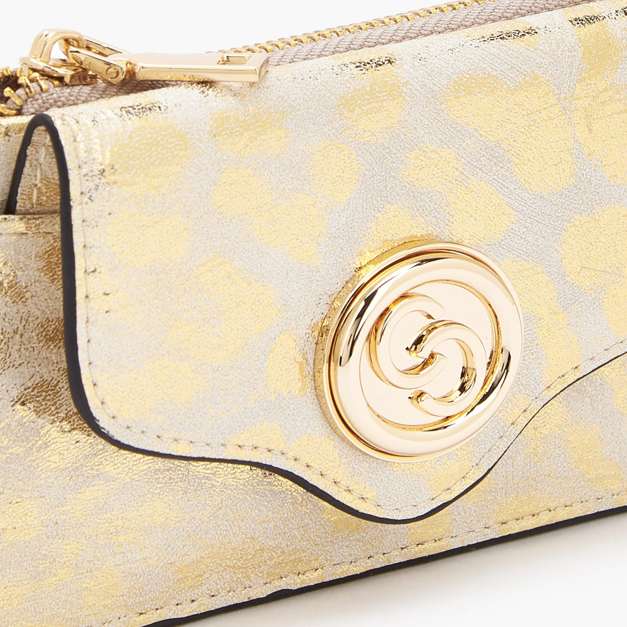 حافظة بطاقات ميتاليك بسحّاب إغلاق من سيليست-women-bagsandwallets-wallets-image-5