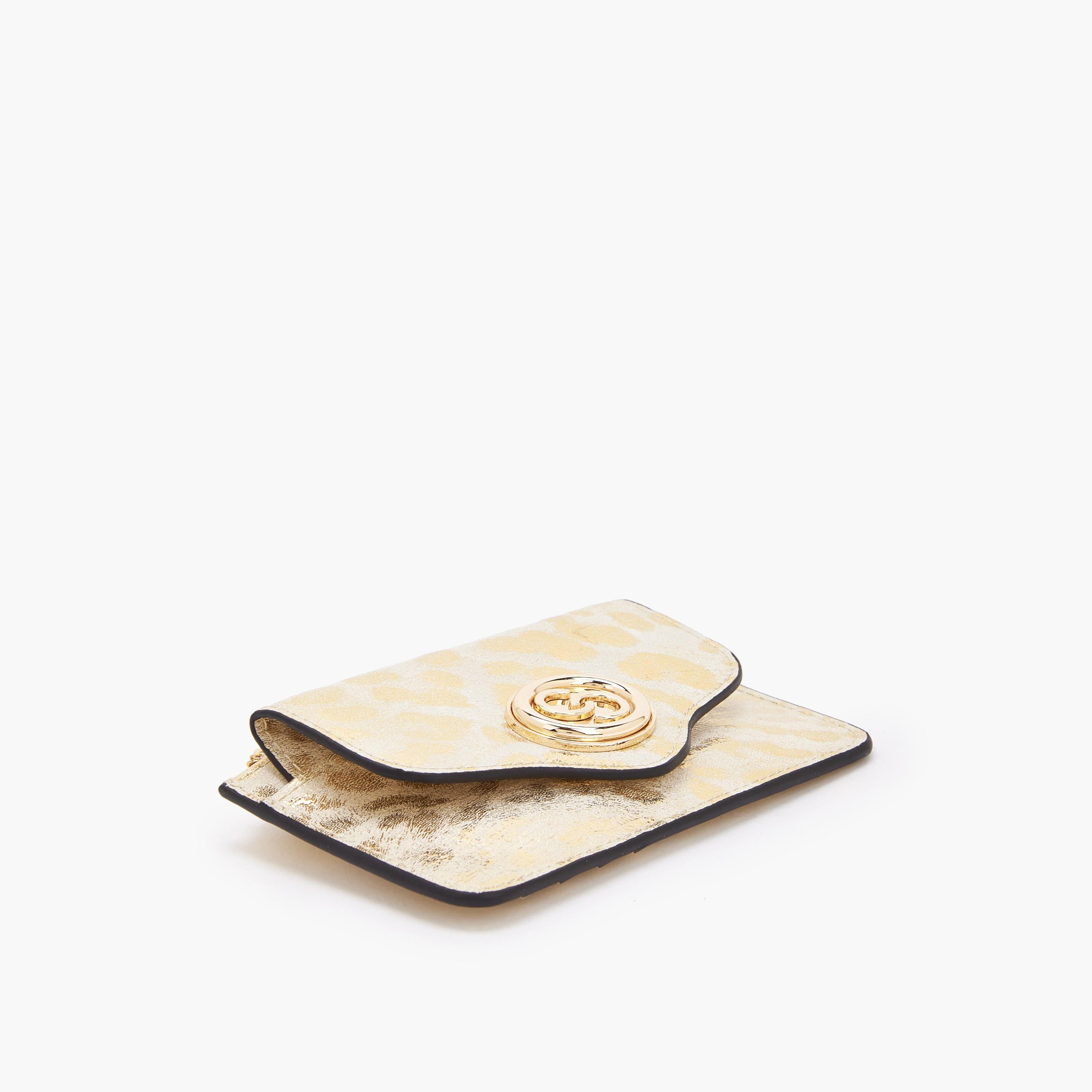 حافظة بطاقات ميتاليك بسحّاب إغلاق من سيليست-women-bagsandwallets-wallets-image-3