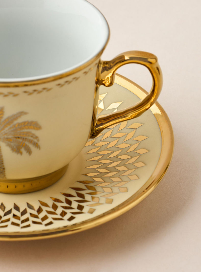 Palm Tree Print 12-Piece Porcelain Cup and Saucer Set - 90 ml-household-dining-teaandcoffee-teaandcoffeesets-image-3