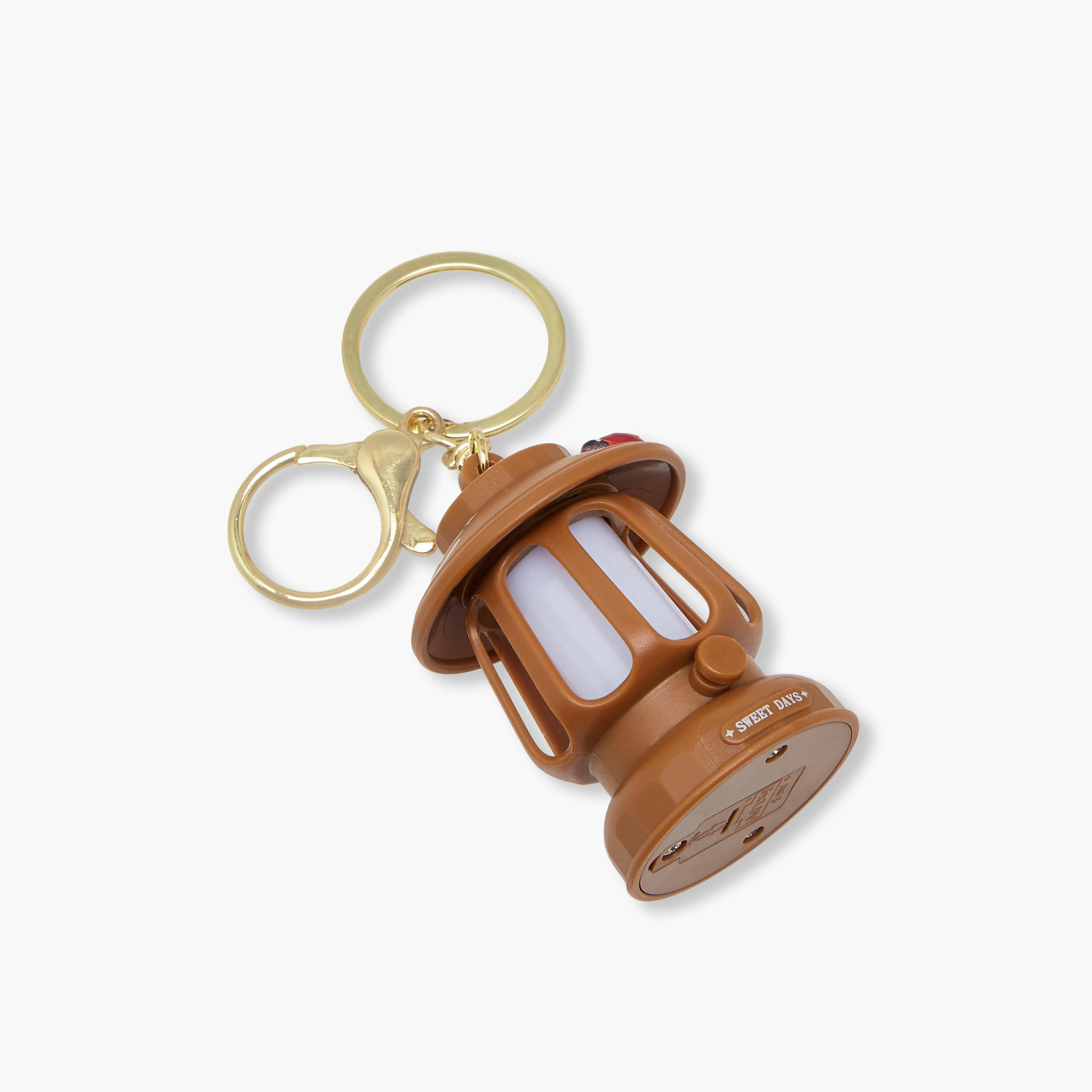 Keyring with Mini Camping Lantern Accent-girls-accessories-keyringsandbagcharms-image-2