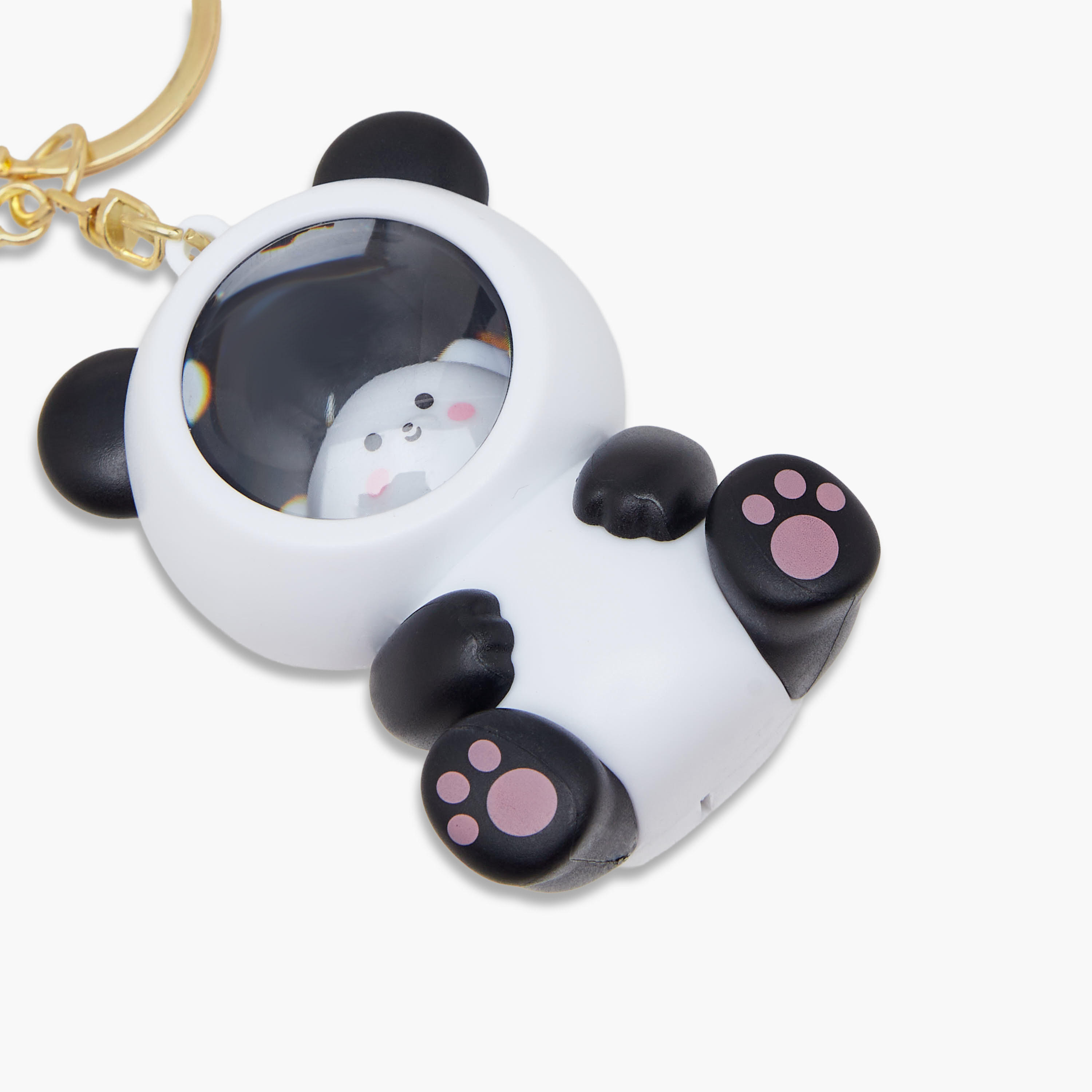 Keyring with 3D Panda Accent-girls-accessories-keyringsandbagcharms-image-3