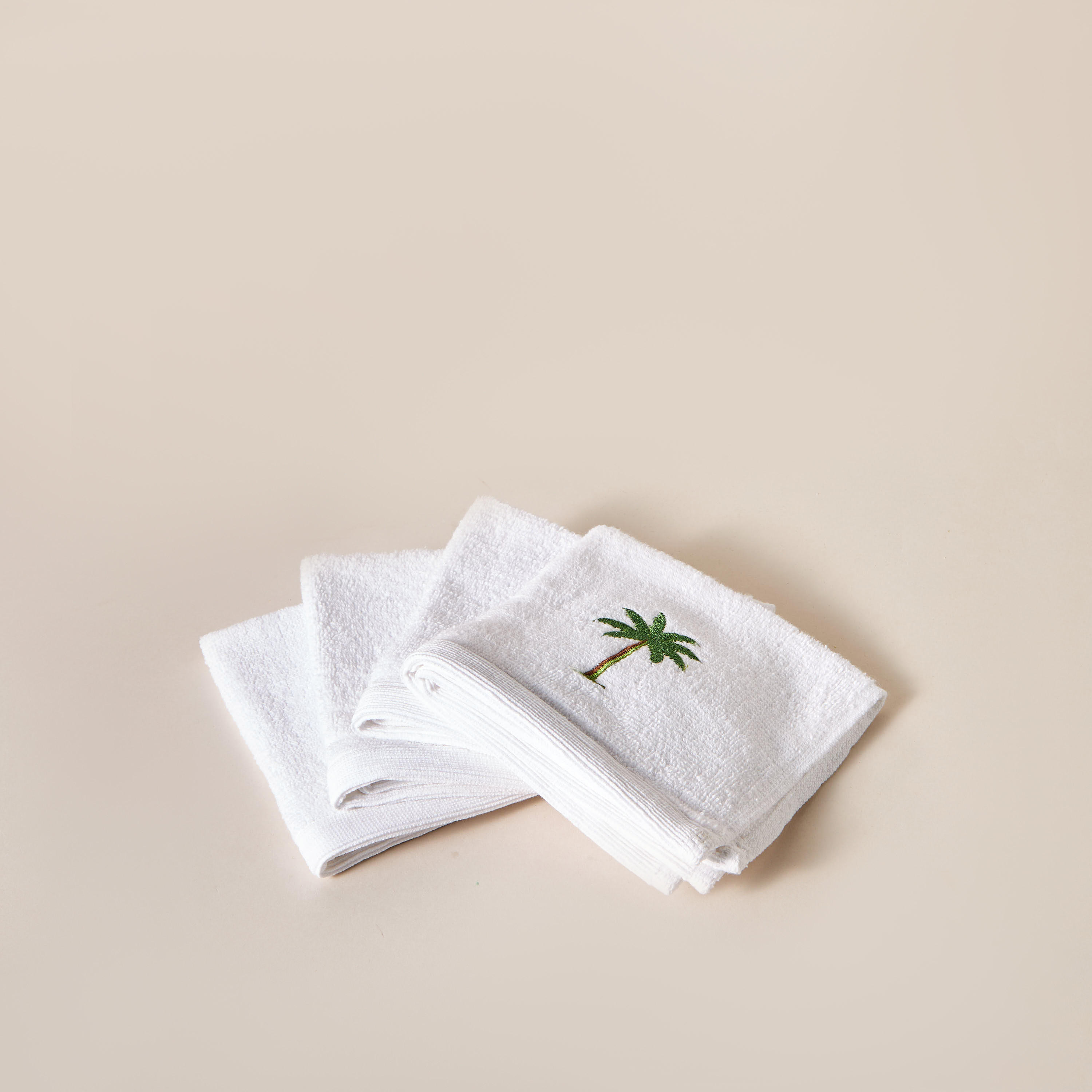 Palm Terry 4-Piece Wash Towel Set - 30x30 cms-household-bathandlaundry-bathlinen-towels-image-2