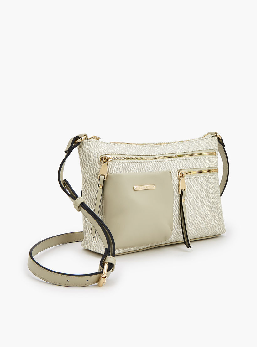 Celeste Monogram Print Crossbody Bag with Adjustable Strap-women-bagsandwallets-handbags-image-3