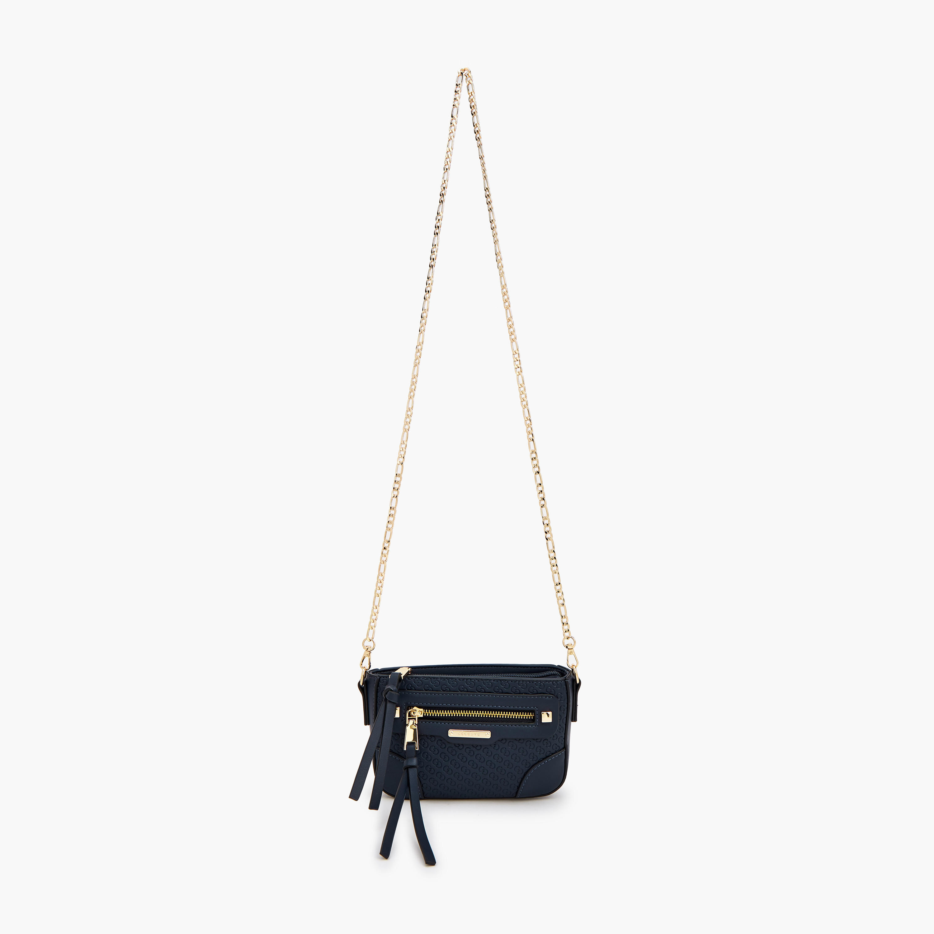 Celeste Embossed Crossbody Bag with Chain Strap-women-bagsandwallets-handbags-image-3