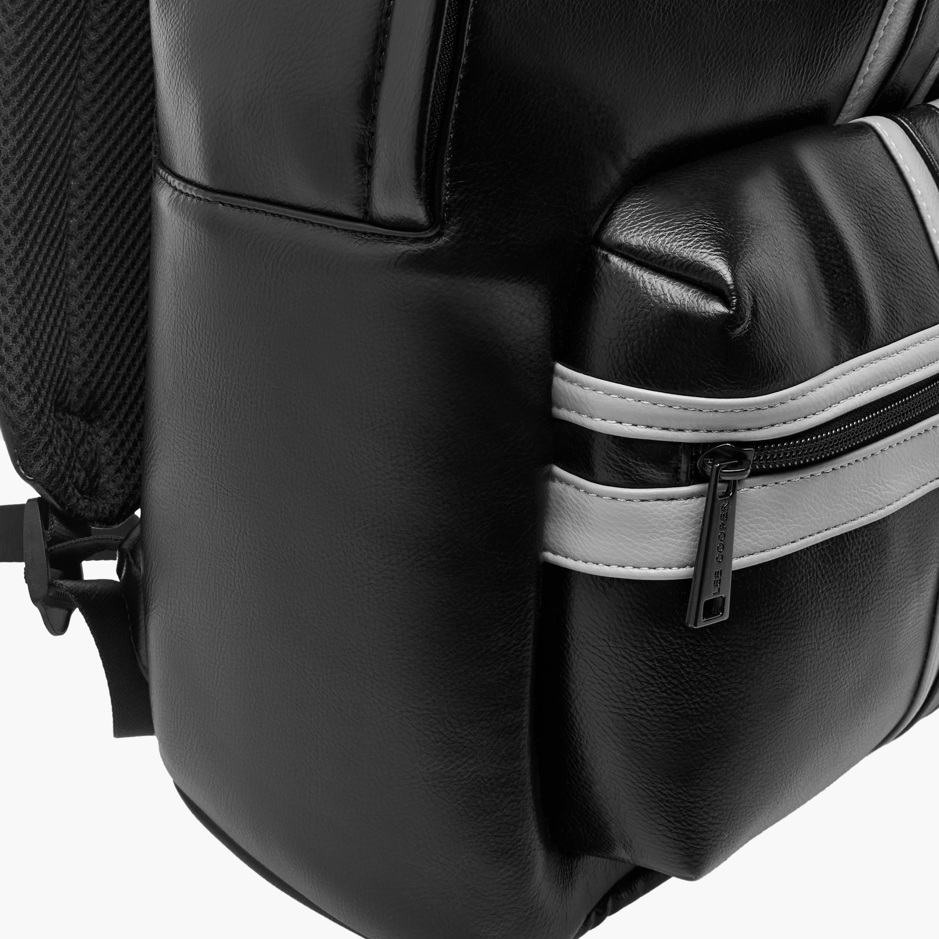 Lee Cooper Panelled Backpack with Adjustable Shoulder Straps-men-bags-image-6