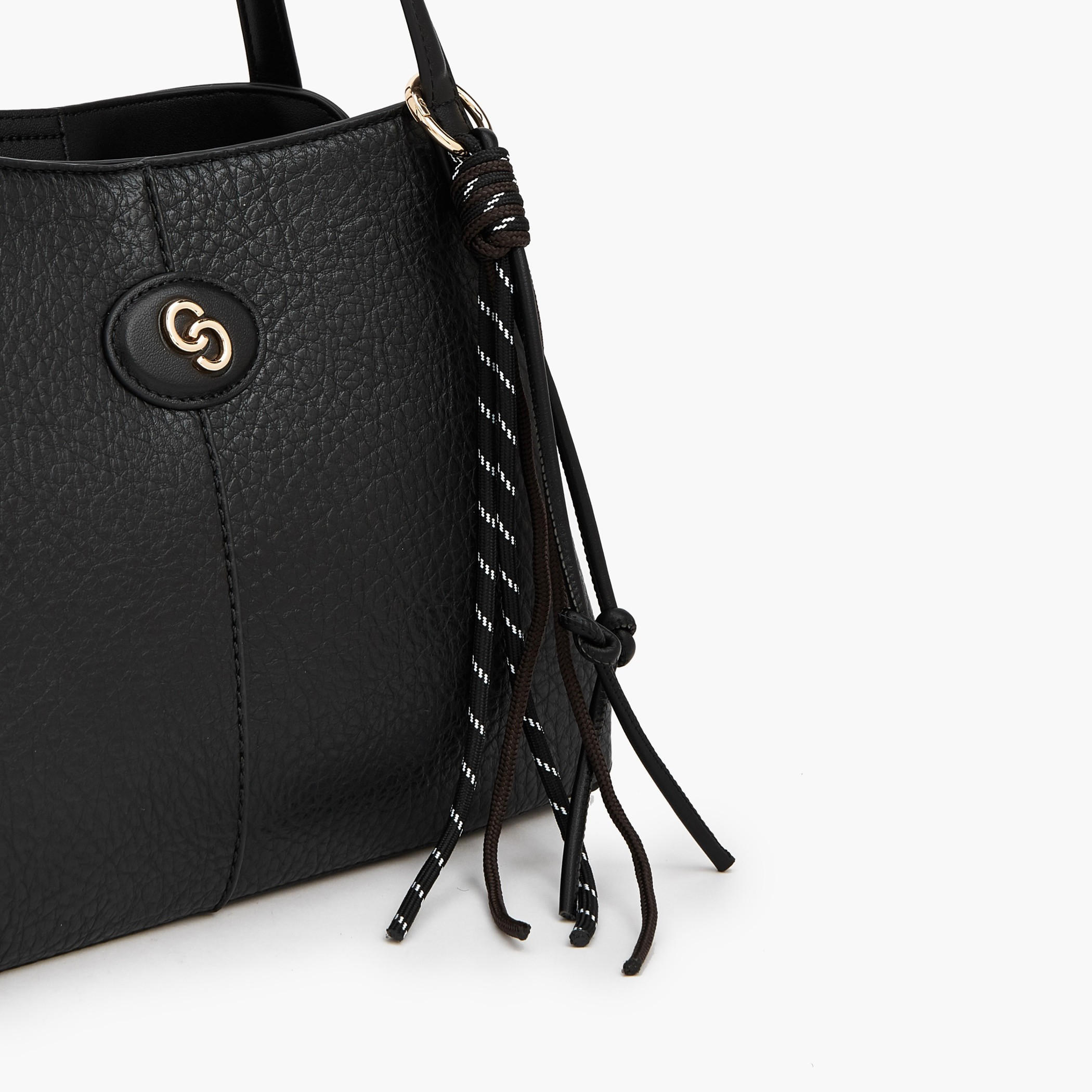 Celeste Textured Shoulder Bag with Detachable Strap-women-bagsandwallets-handbags-image-5
