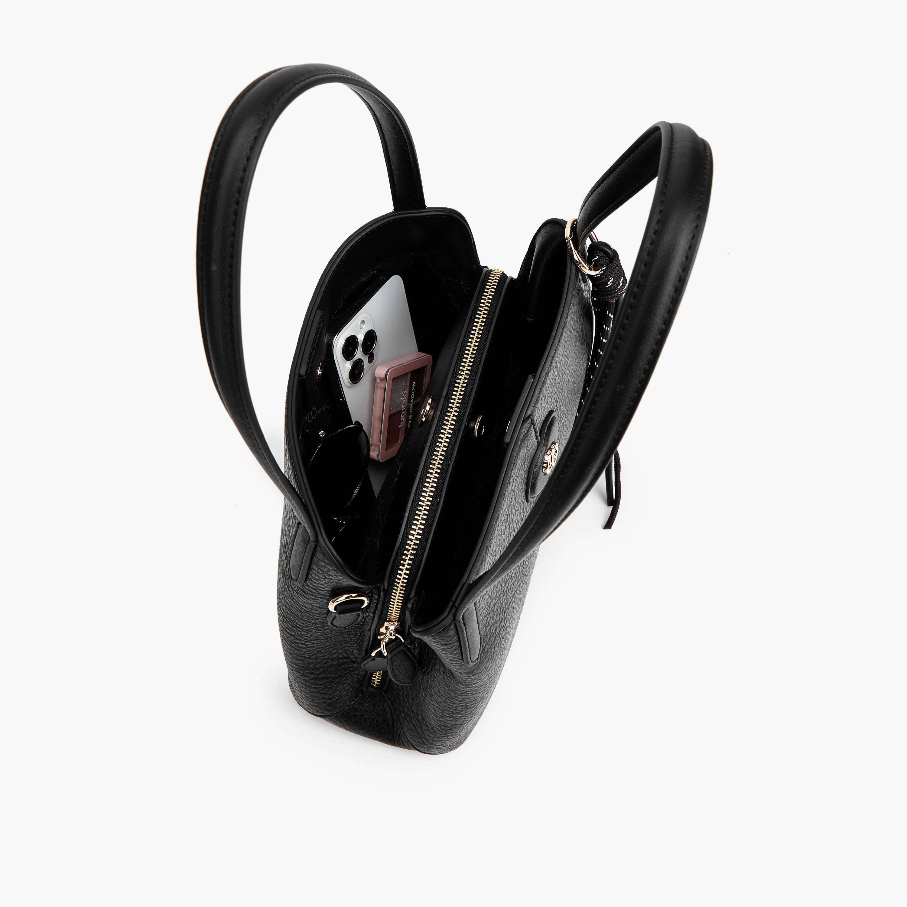 Celeste Textured Shoulder Bag with Detachable Strap-women-bagsandwallets-handbags-image-8
