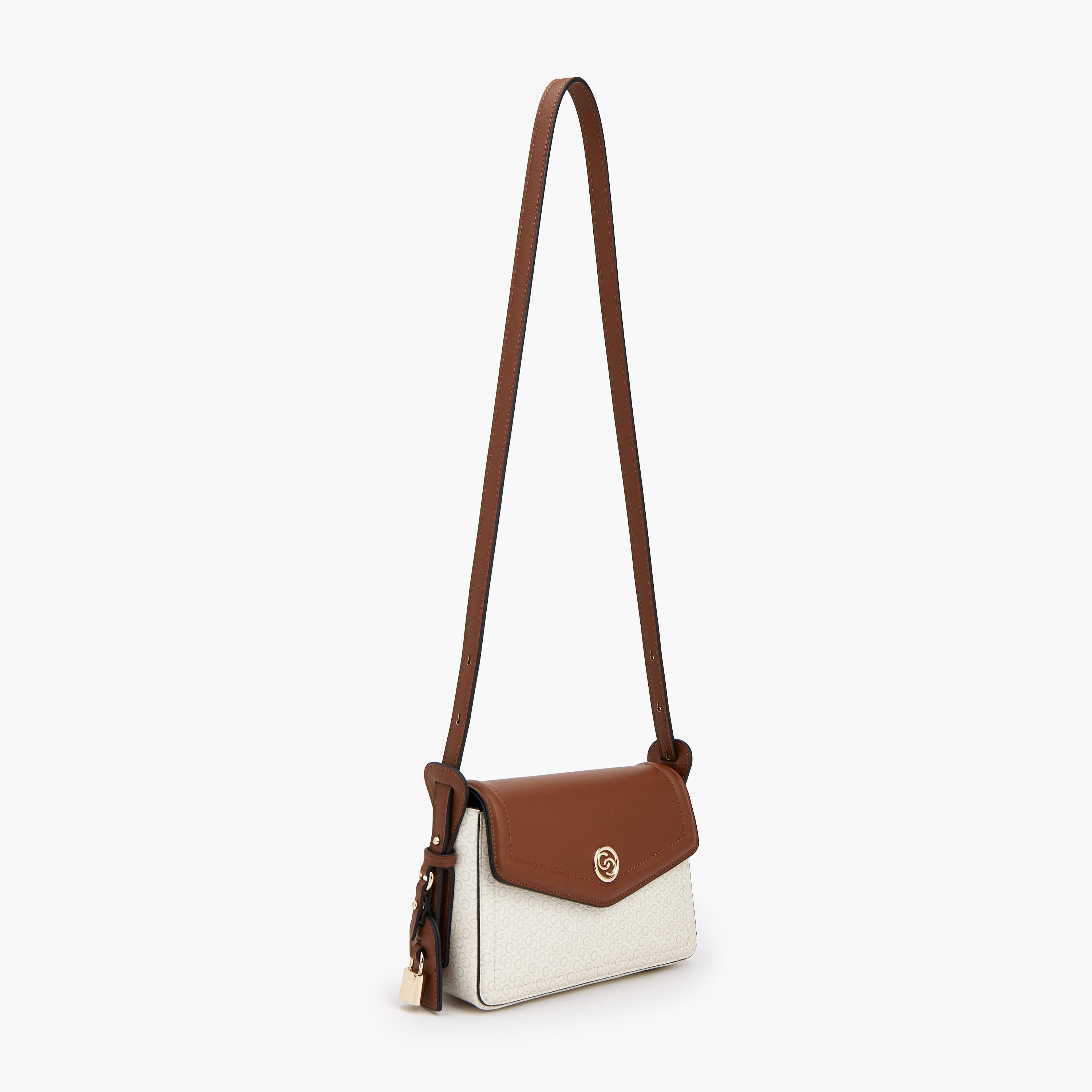 Celeste Monogram Print Crossbody Bag with Adjustable Strap-women-bagsandwallets-handbags-image-3