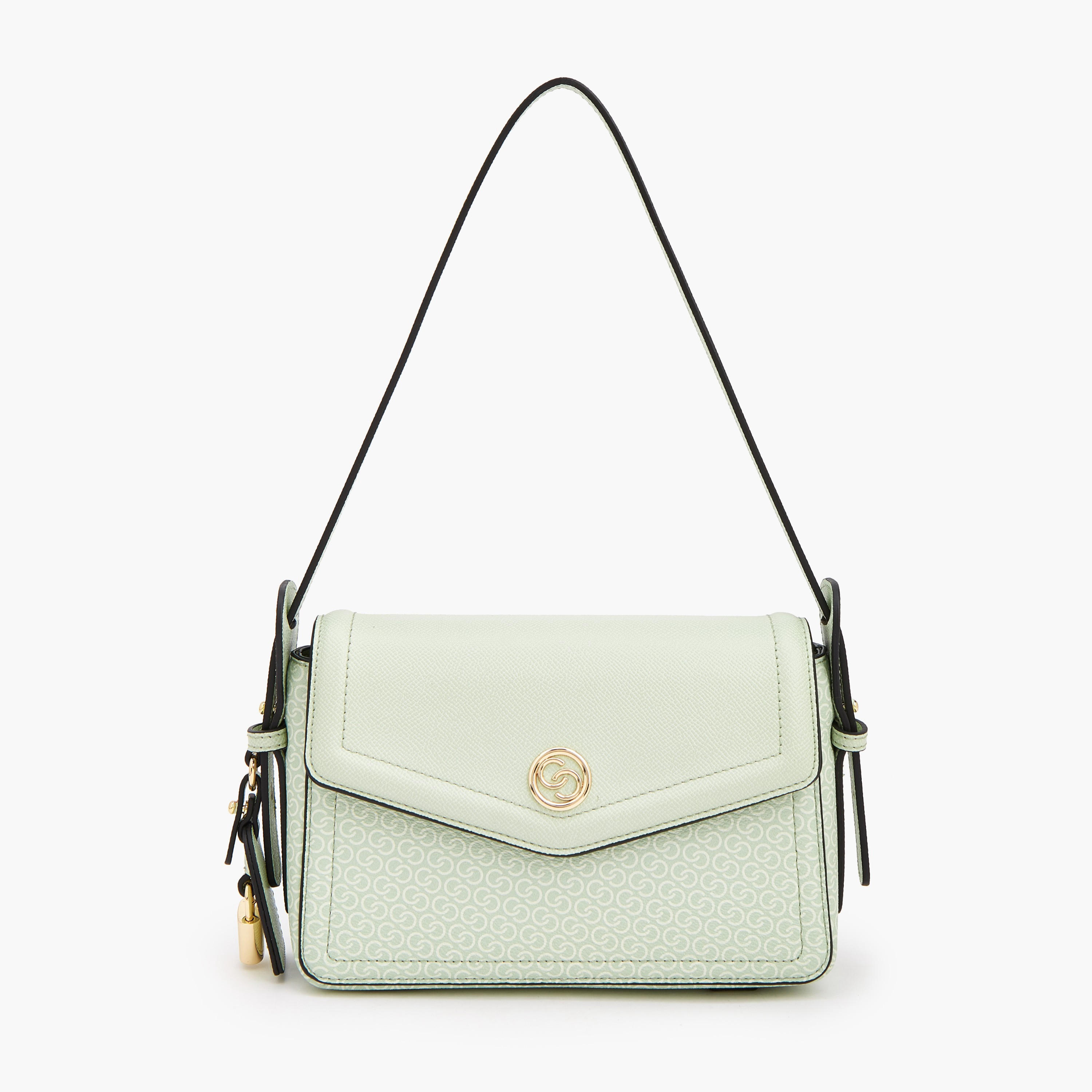 Celeste Monogram Print Crossbody Bag with Adjustable Strap-women-bagsandwallets-handbags-image-1