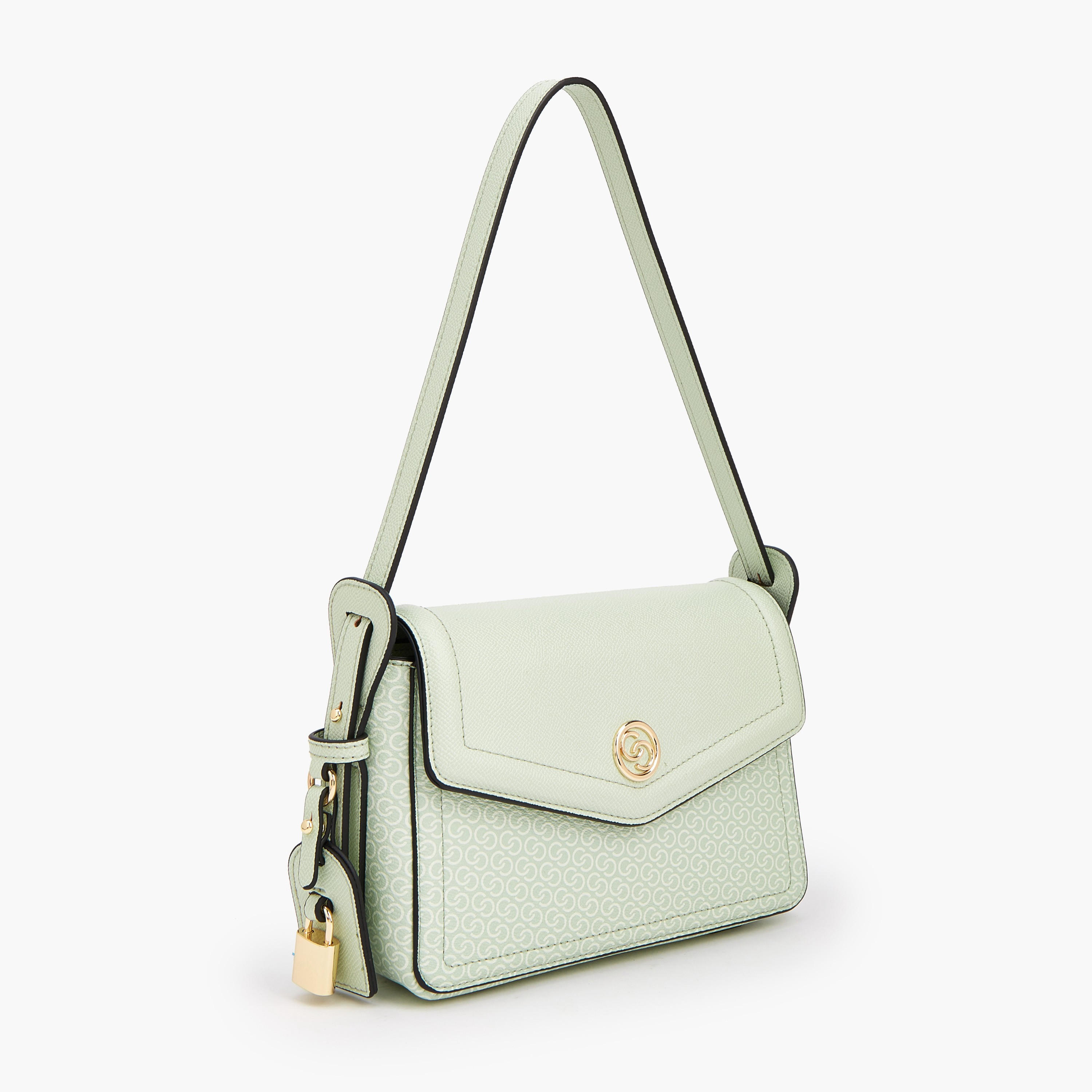 شنطة كروس بودي بطبعات مونوجرام بحزام قابل للتعديل من سيليست-women-bagsandwallets-handbags-image-5
