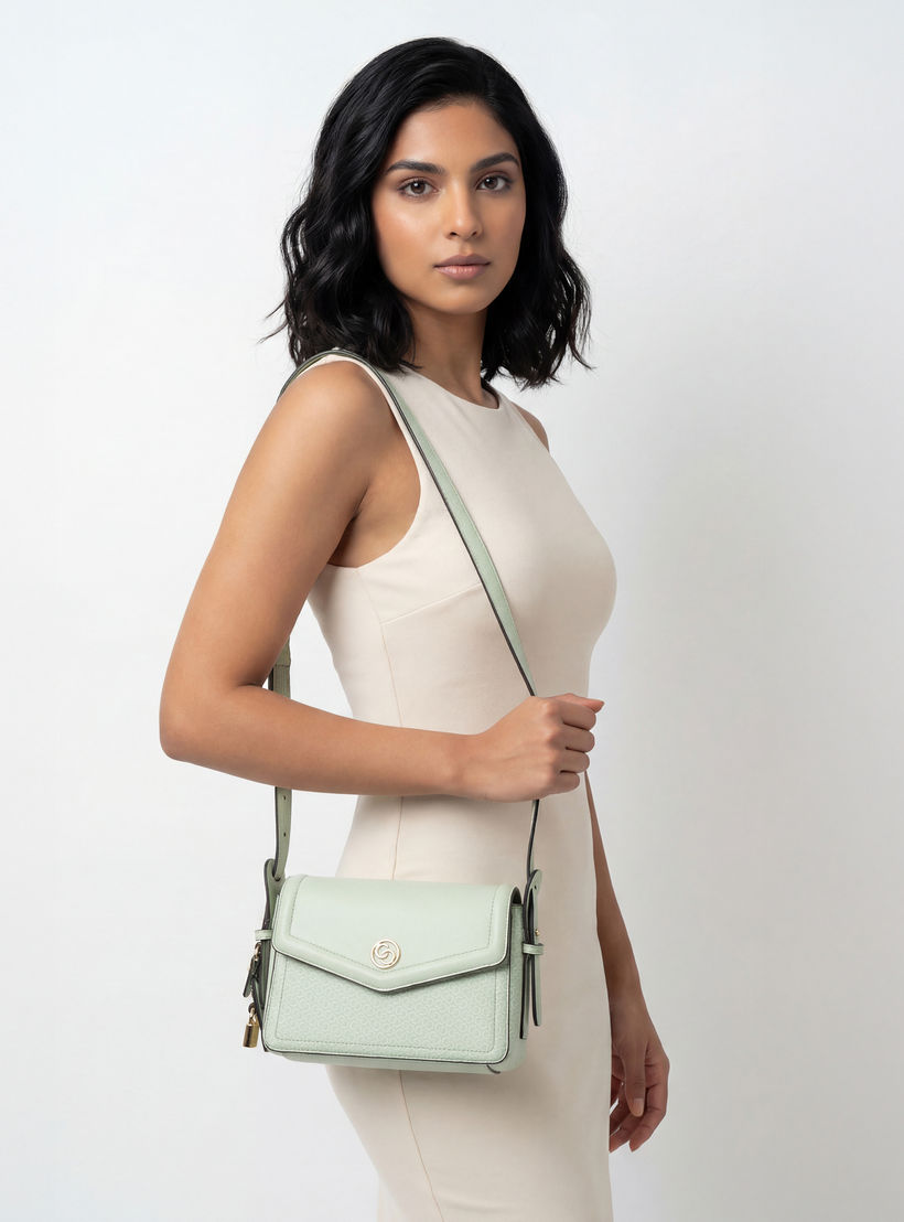 Celeste Monogram Print Crossbody Bag with Adjustable Strap-women-bagsandwallets-handbags-image-2