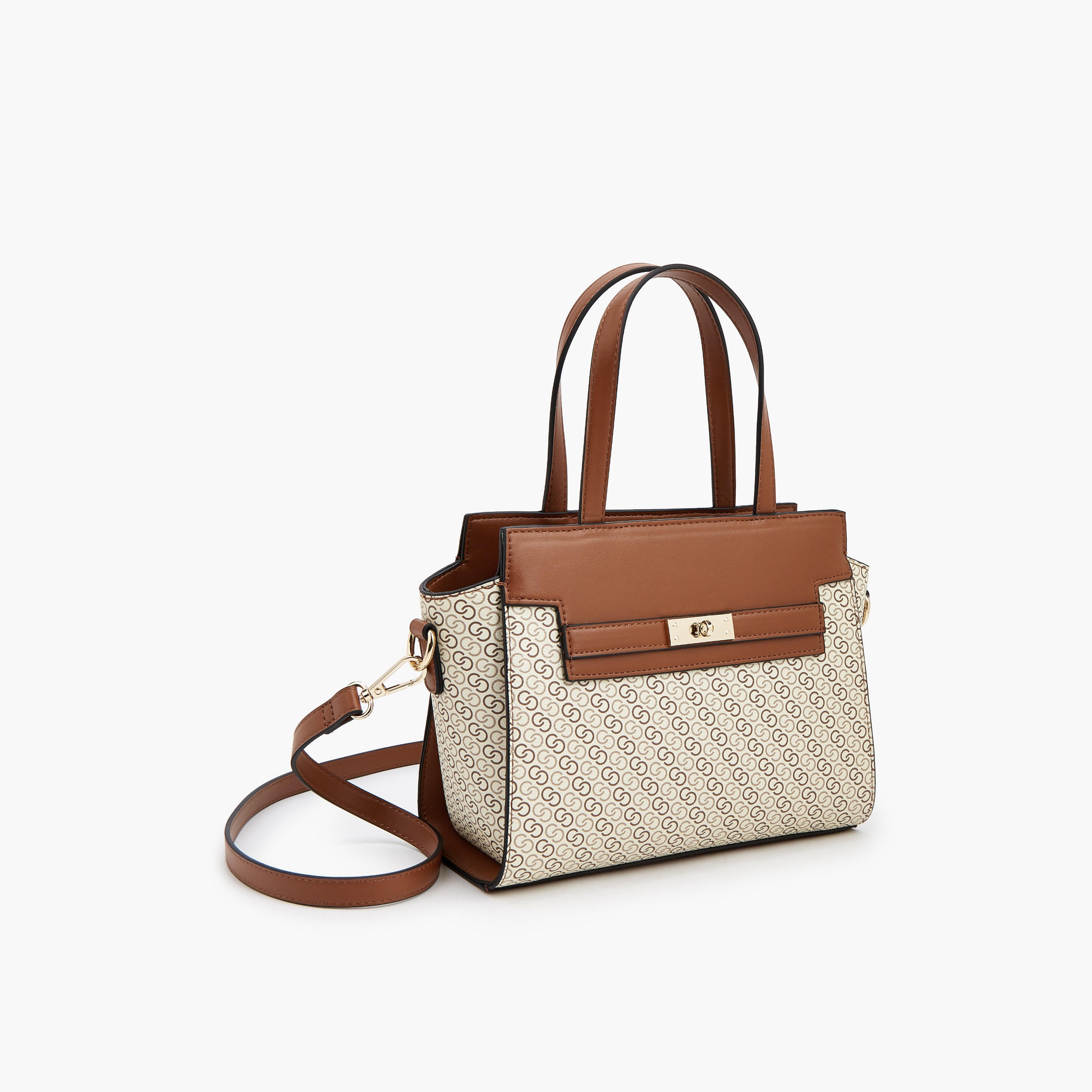 Celeste Monogram Print Tote Bag with Shoulder Bag and Pouch-women-bagsandwallets-handbags-image-2