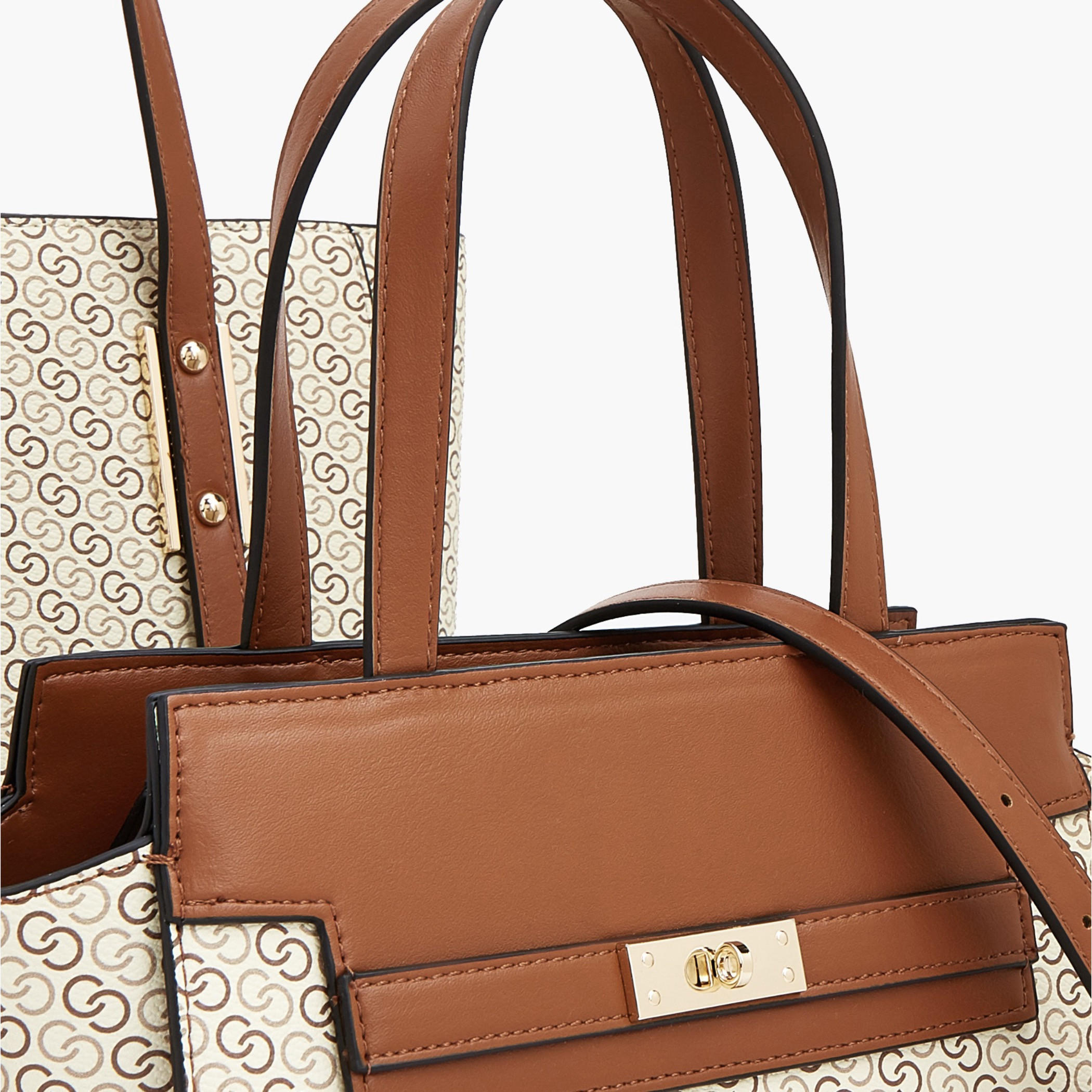 Celeste Monogram Print Tote Bag with Shoulder Bag and Pouch-women-bagsandwallets-handbags-image-5