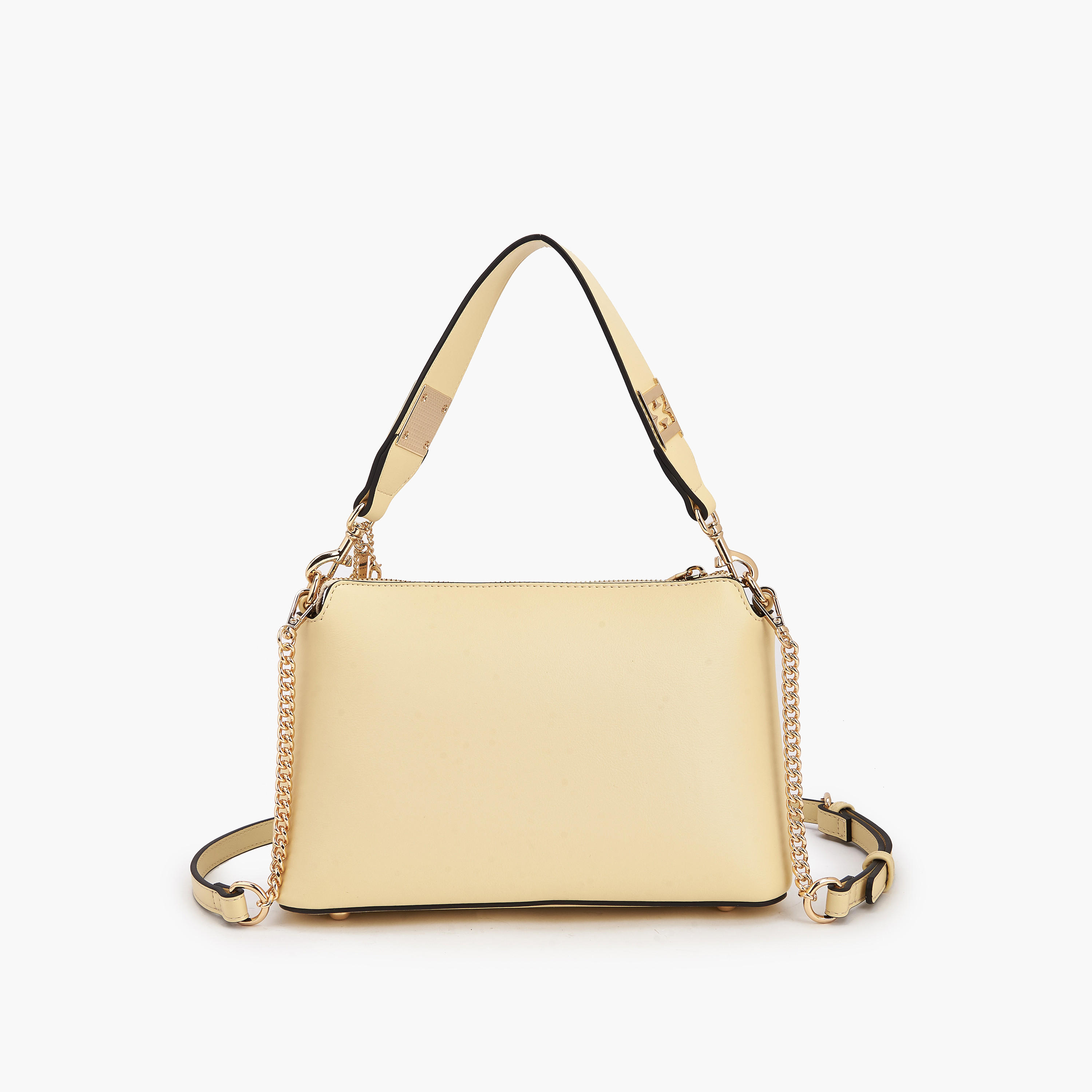 Elle Laser Cut Textured Shoulder Bag with Detachable Strap-women-bagsandwallets-handbags-image-6