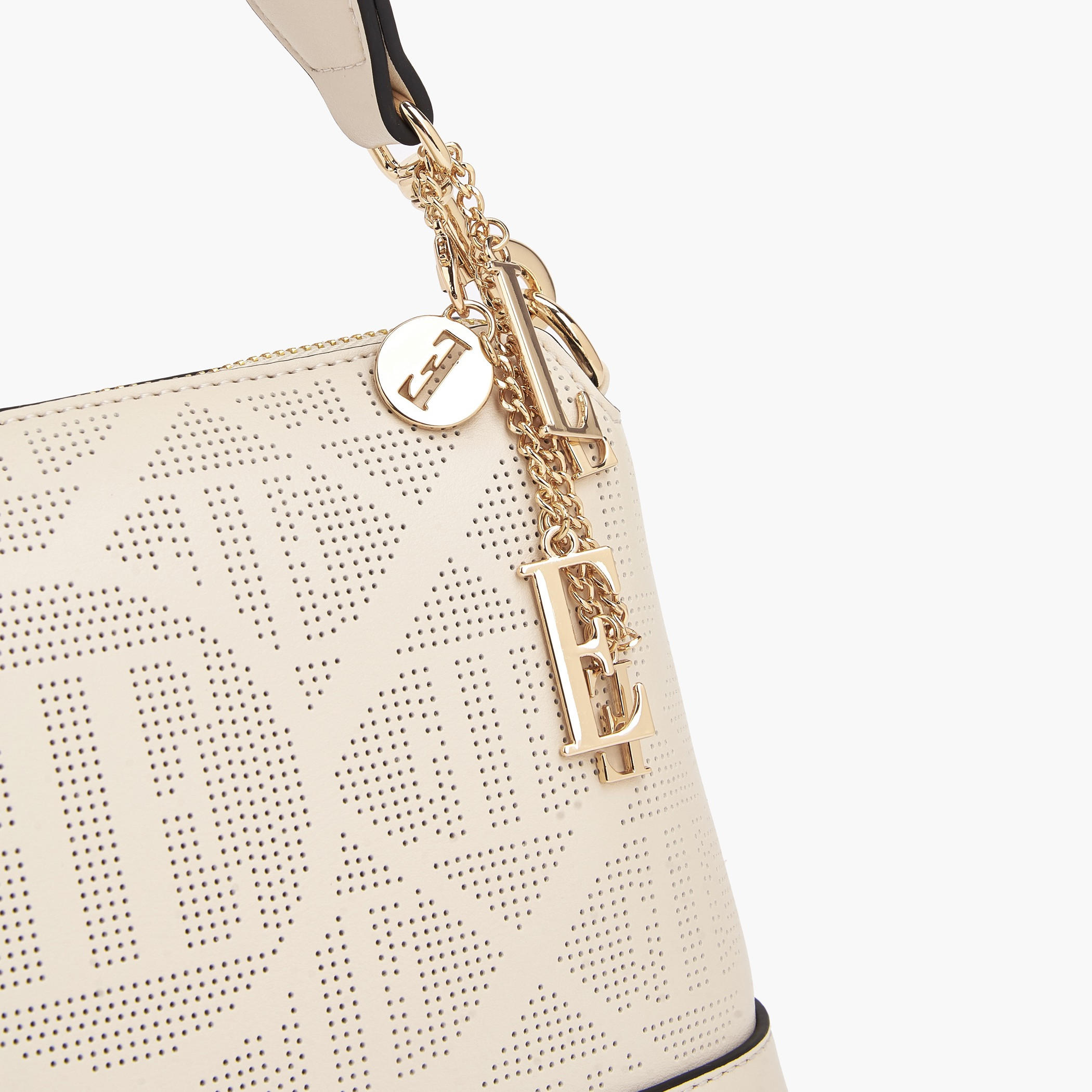 Elle Laser Cut Textured Shoulder Bag with Detachable Strap-women-bagsandwallets-handbags-image-5