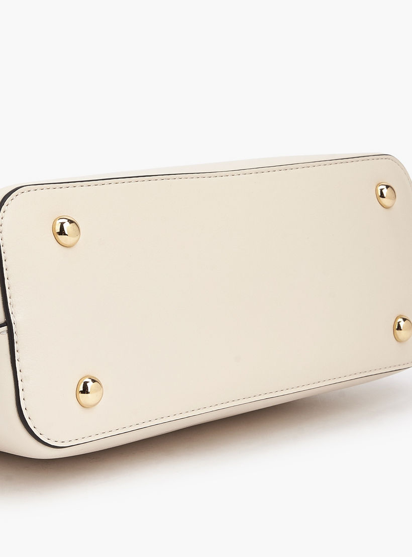 Elle Laser Cut Textured Shoulder Bag with Detachable Strap-women-bagsandwallets-handbags-image-7