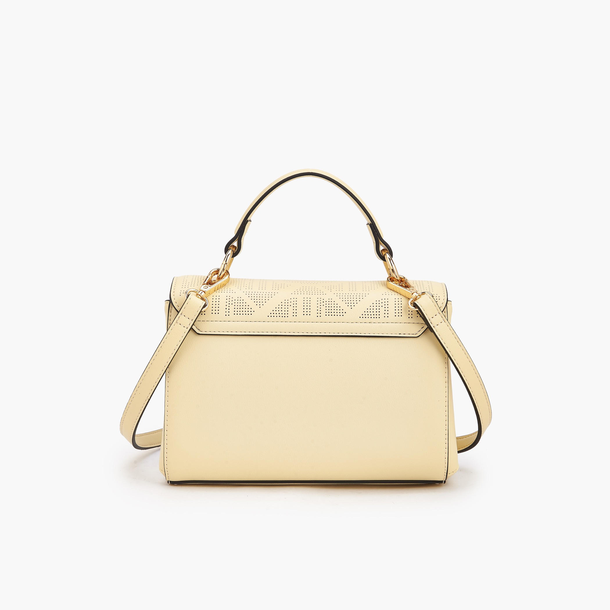 Elle Laser Cut Textured Satchel Bag with Detachable Strap-women-bagsandwallets-handbags-image-5