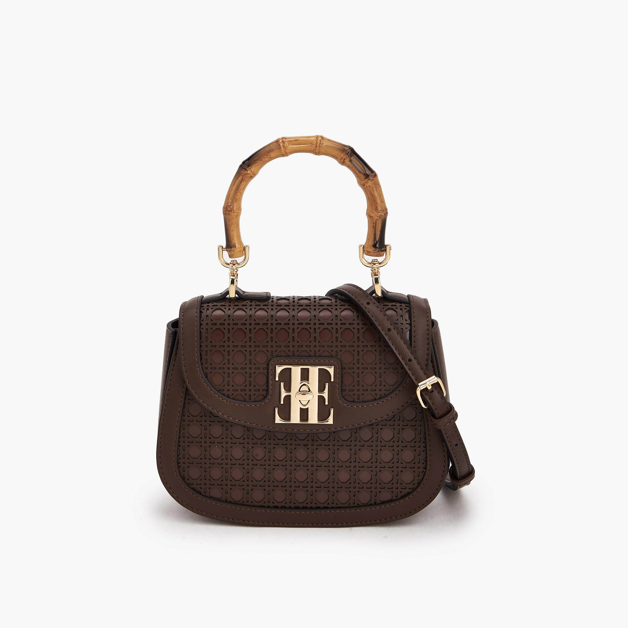 شنطة كروس بودي بارزة الملمس بحزام قابل للفصل من إيل-women-bagsandwallets-handbags-image-1