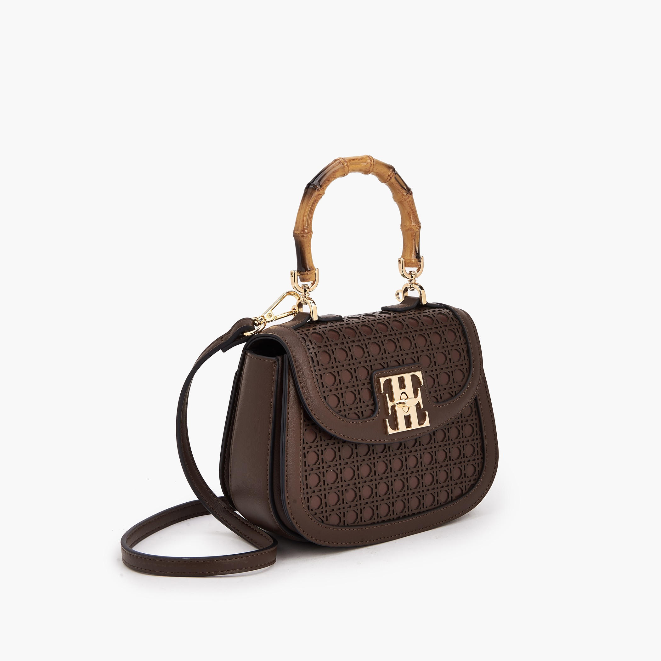 شنطة كروس بودي بارزة الملمس بحزام قابل للفصل من إيل-women-bagsandwallets-handbags-image-3
