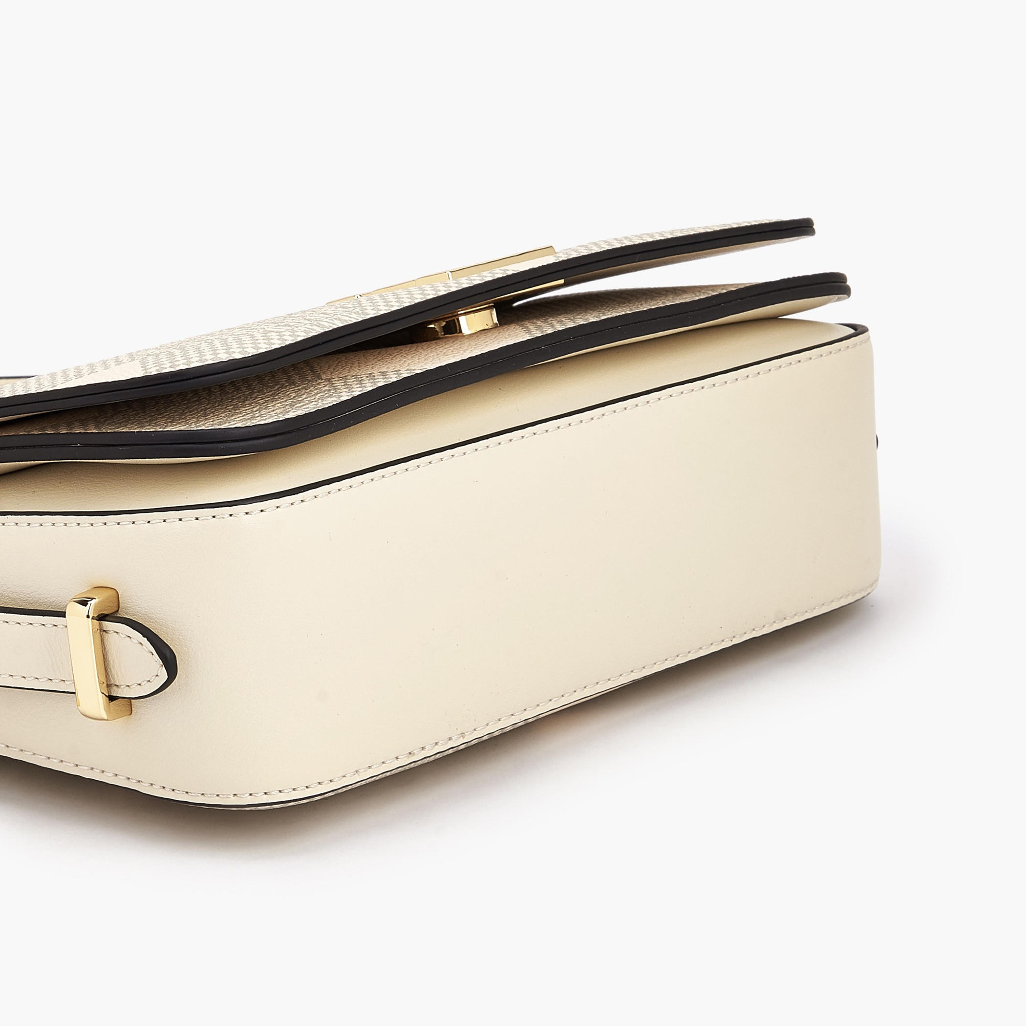 Elle Checked Shoulder Bag with Flap Closure-women-bagsandwallets-handbags-image-6